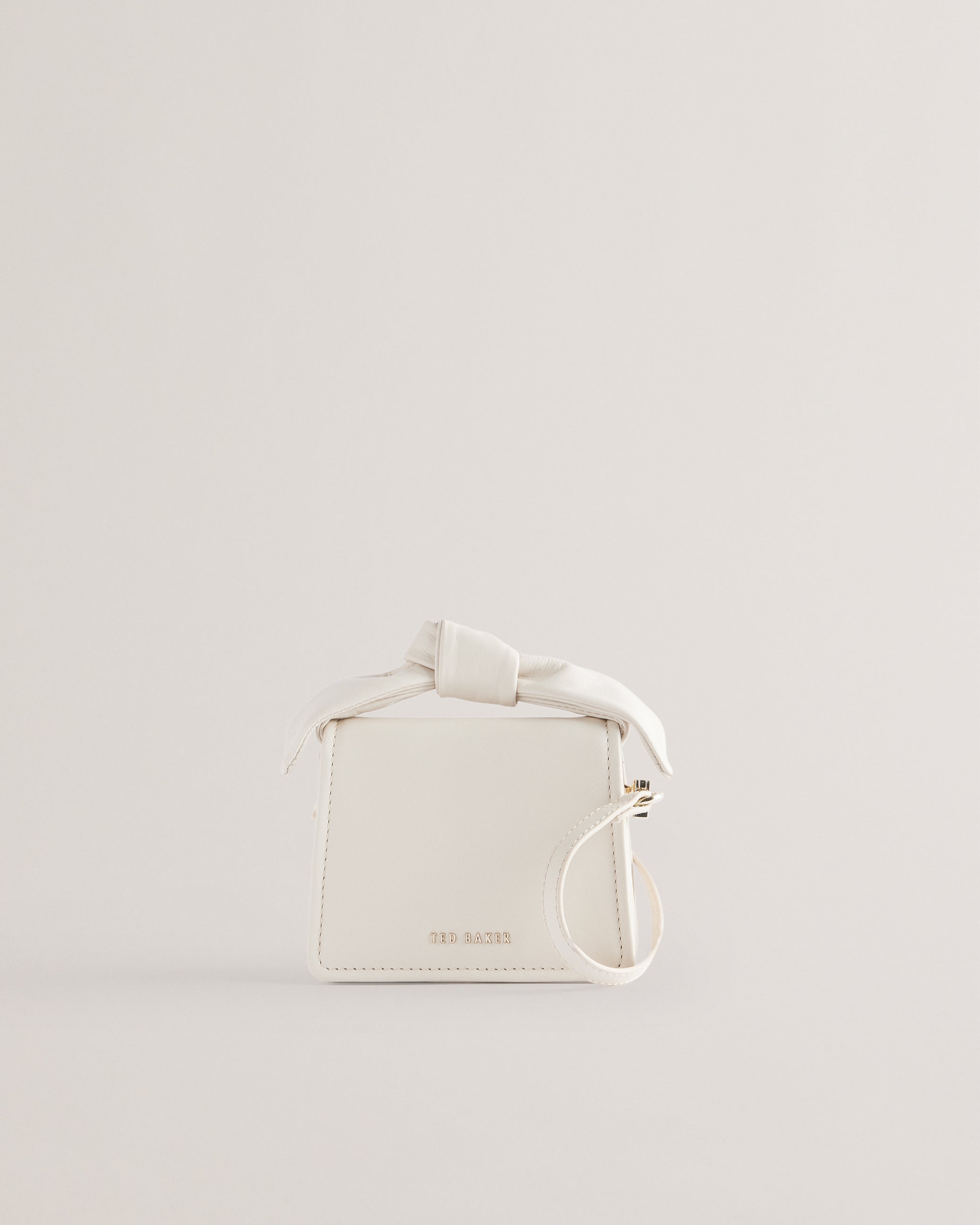 Nialinn Soft Knot Mini Bow Bag Ivory