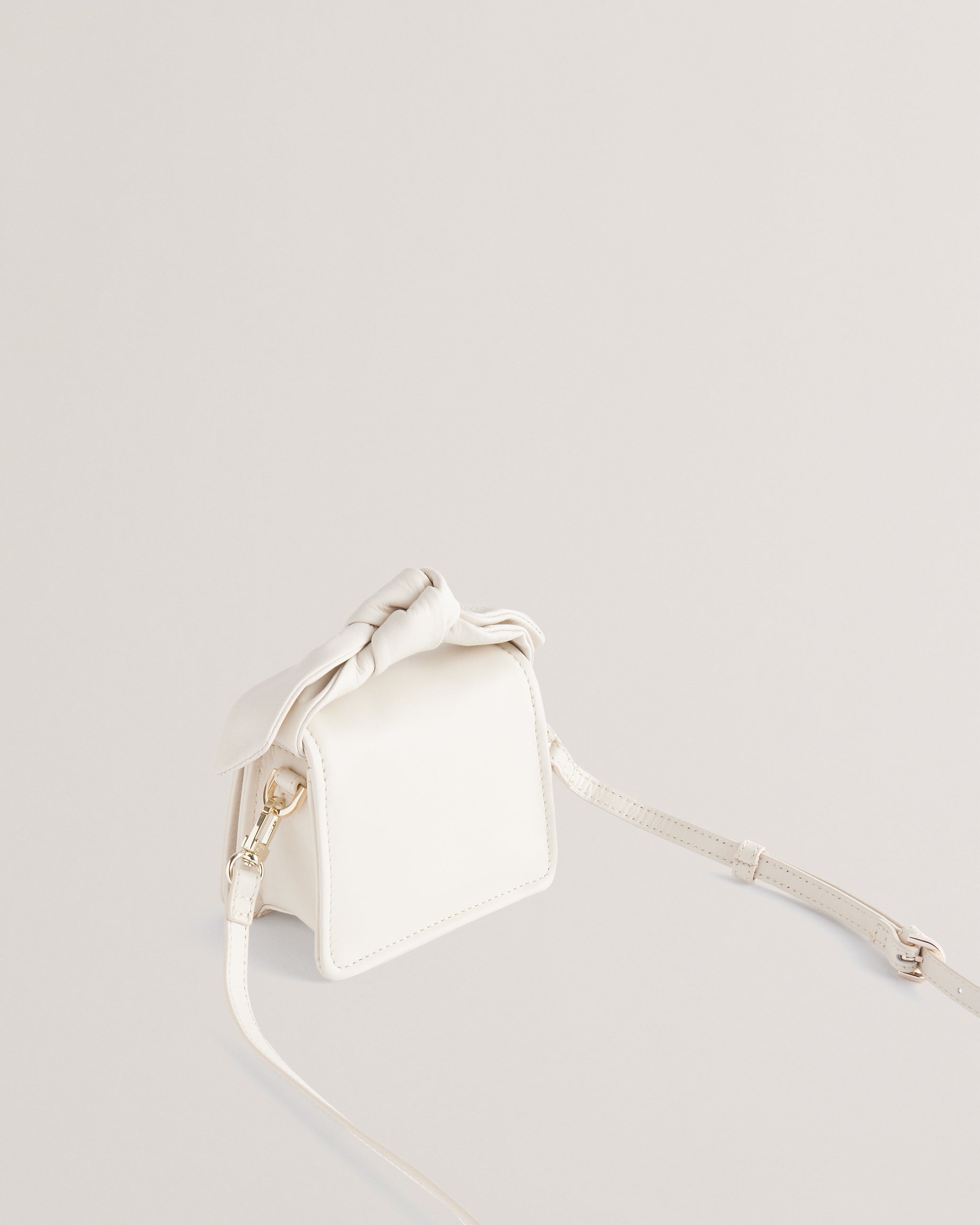 Nialinn Soft Knot Mini Bow Bag Ivory