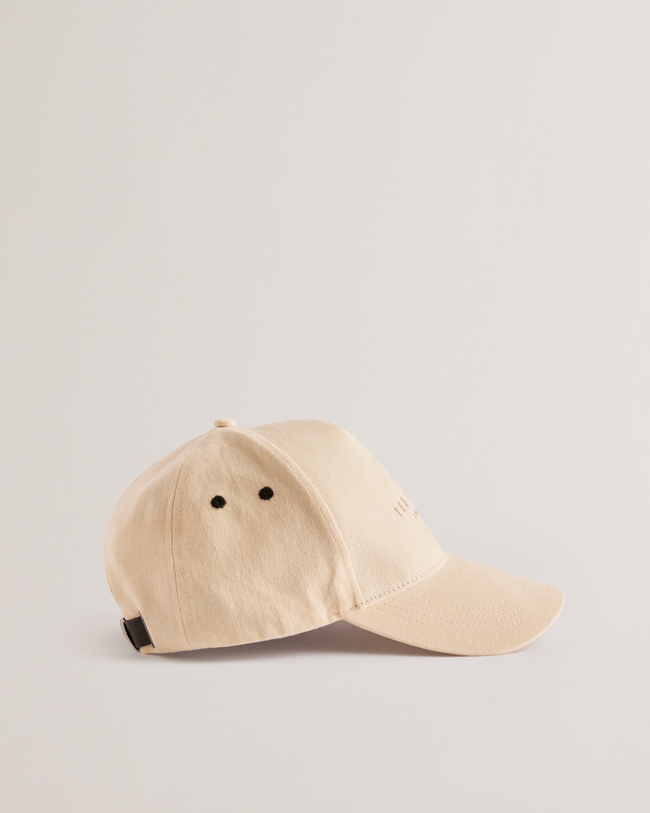 Fredds Branded Cap With Leather Strap White