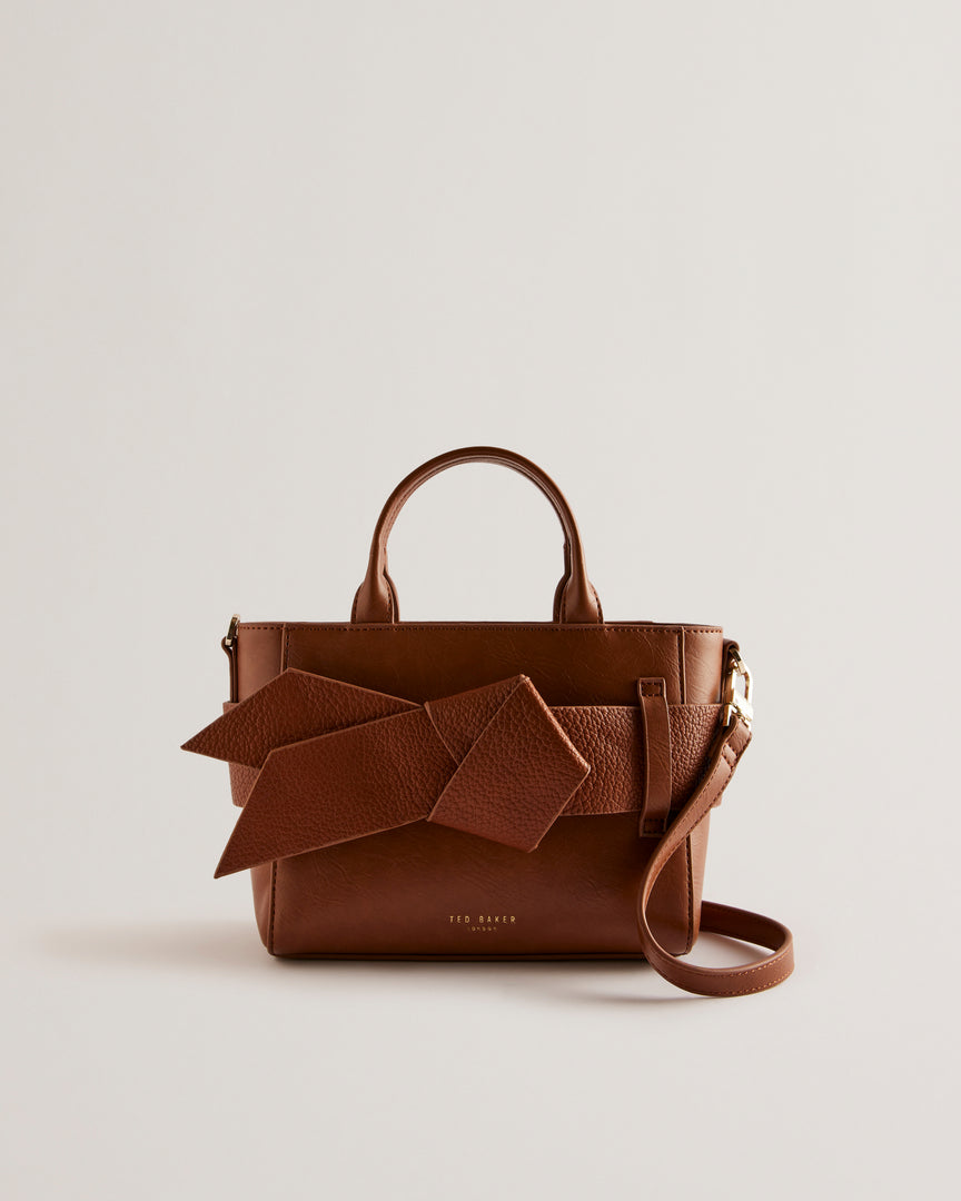 Jimisie Mini Knot Bow Bag Tan