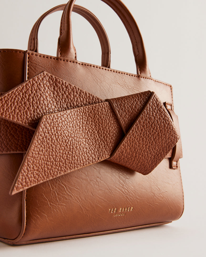 Jimisie Mini Knot Bow Bag Tan