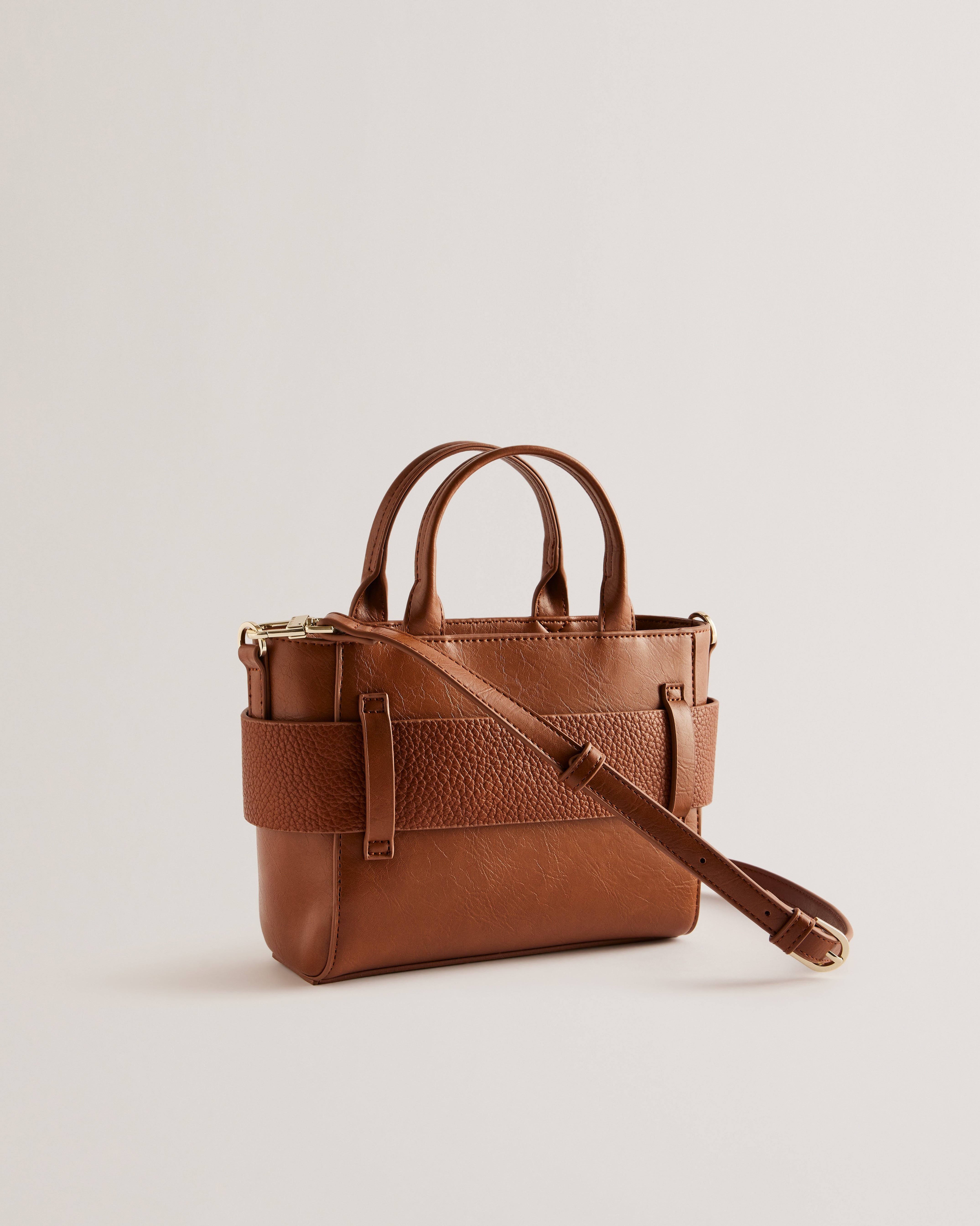Jimisie Mini Knot Bow Bag Tan