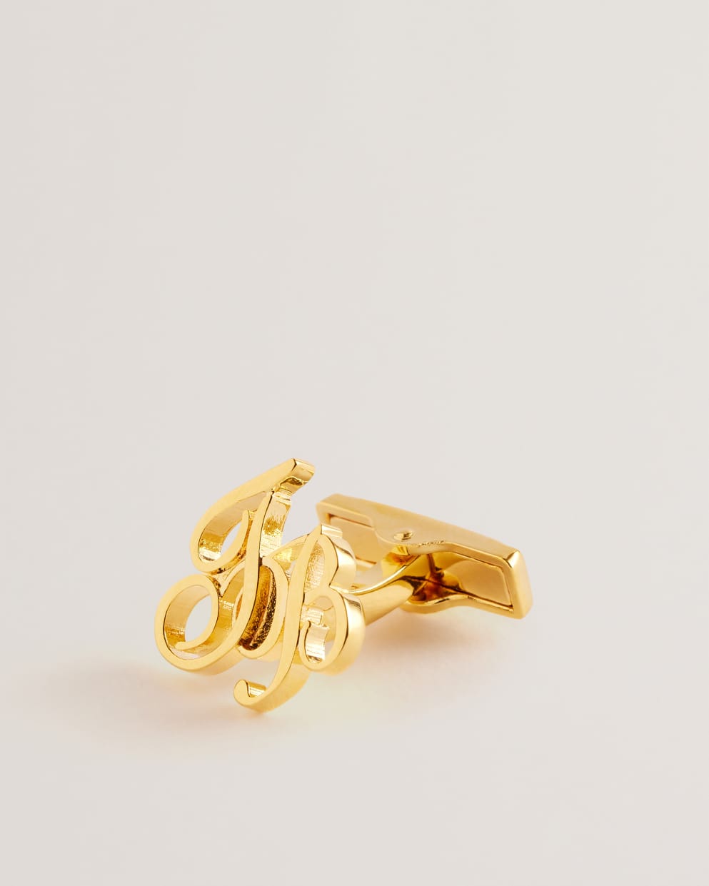 Tb Monogram Logo Cufflinks Gold-Col