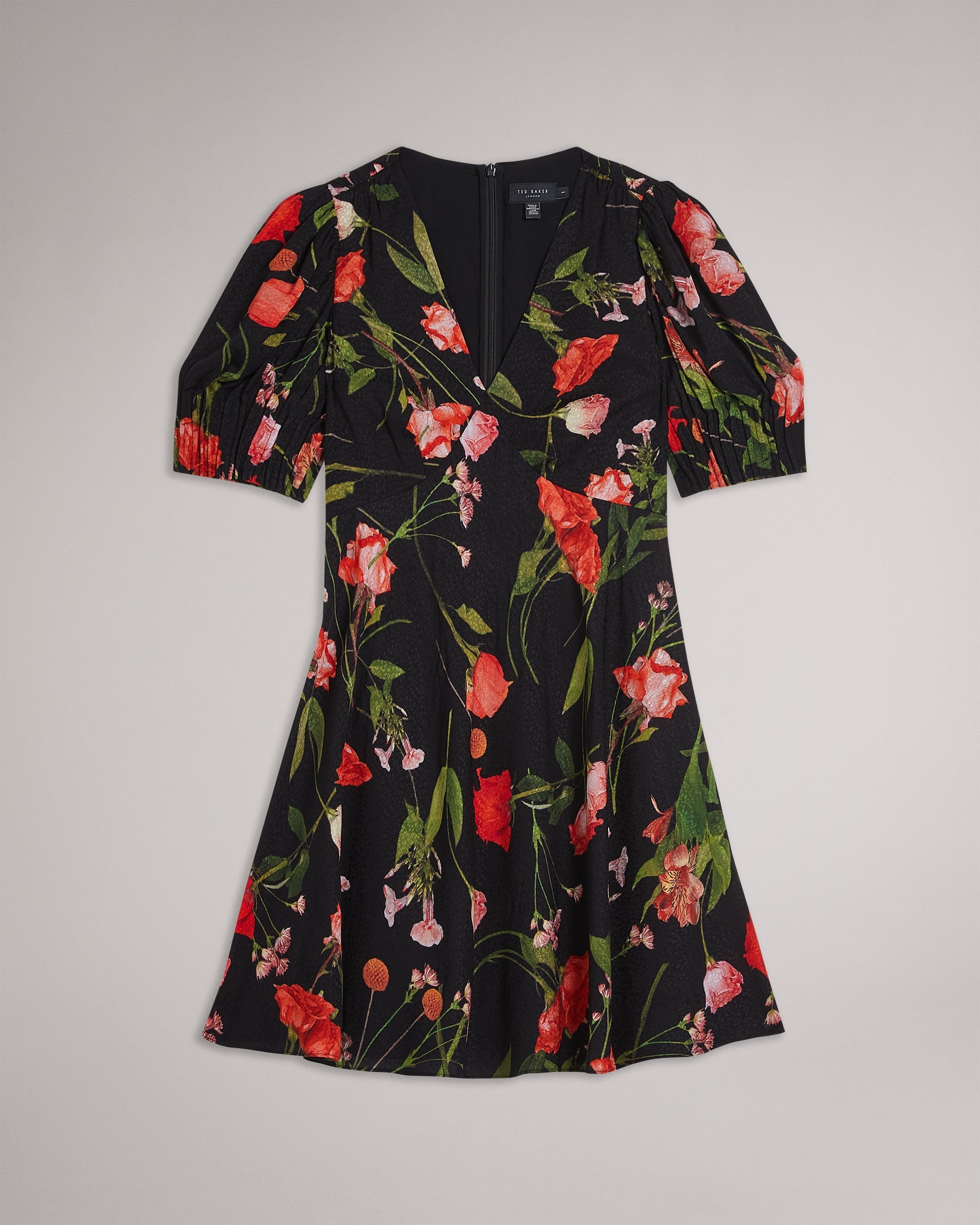 Sienno Mini Puff Sleeve Tea Dress
