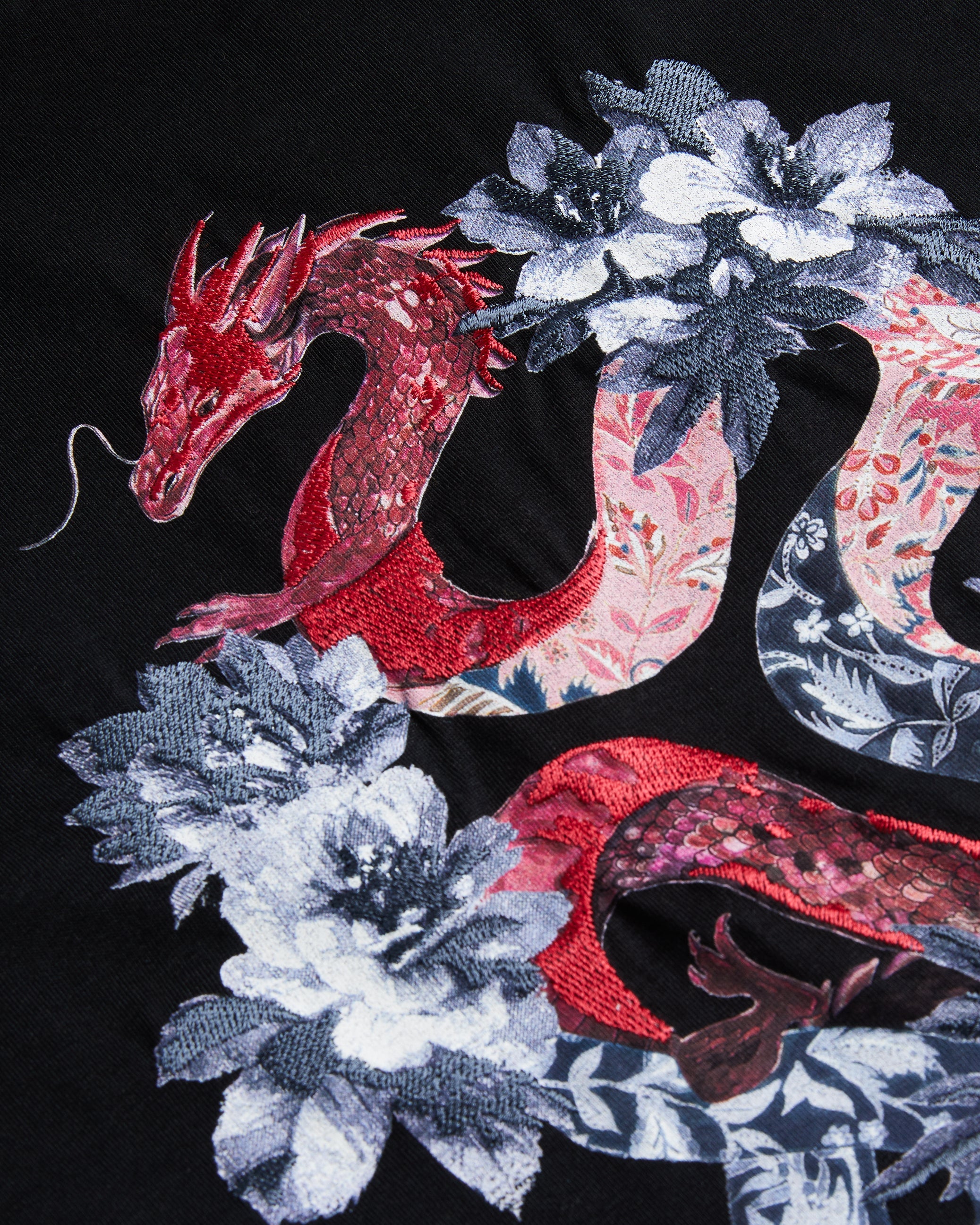 Avett Boxy Fit Dragon Graphic T-Shirt