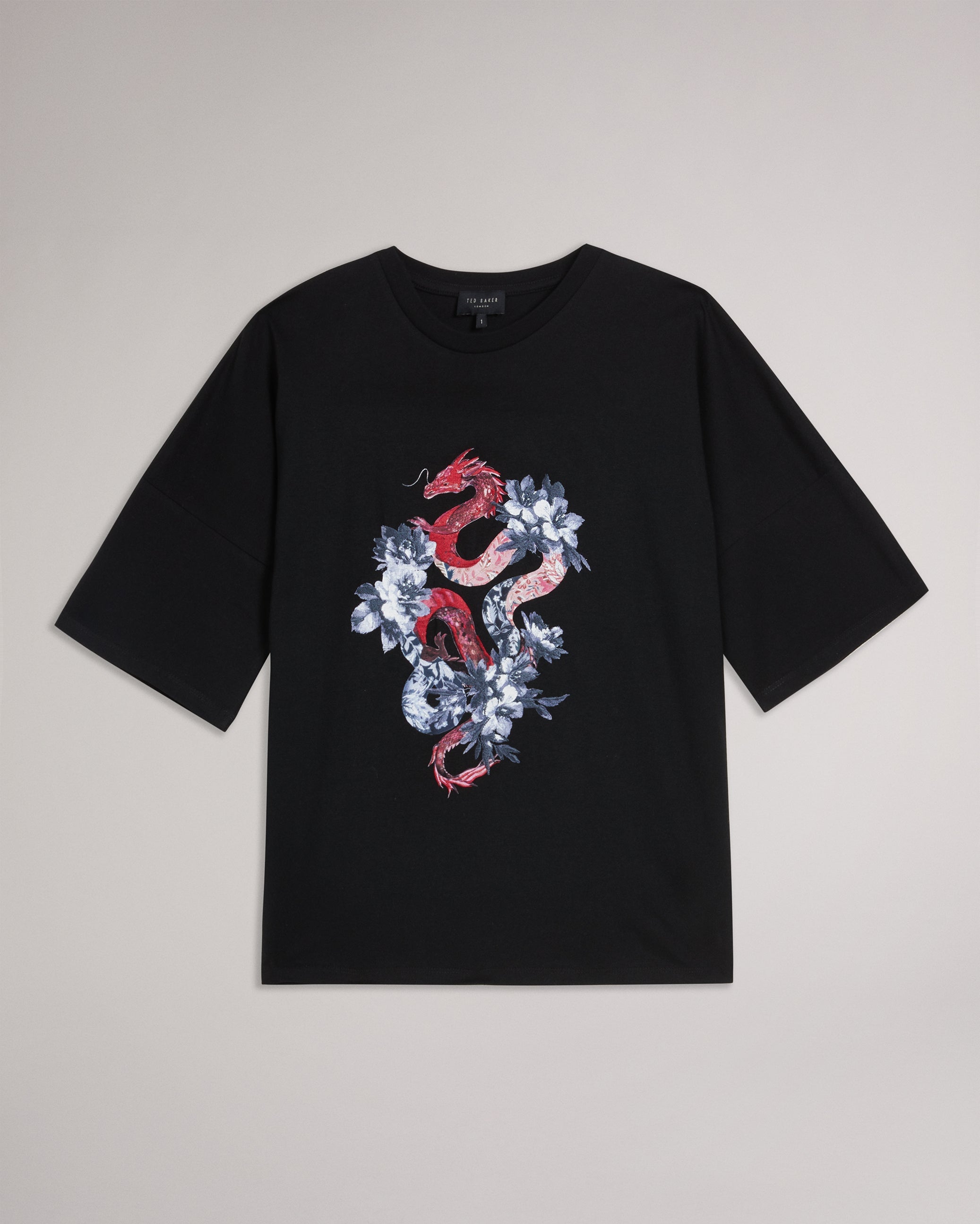 Avett Boxy Fit Dragon Graphic T-Shirt