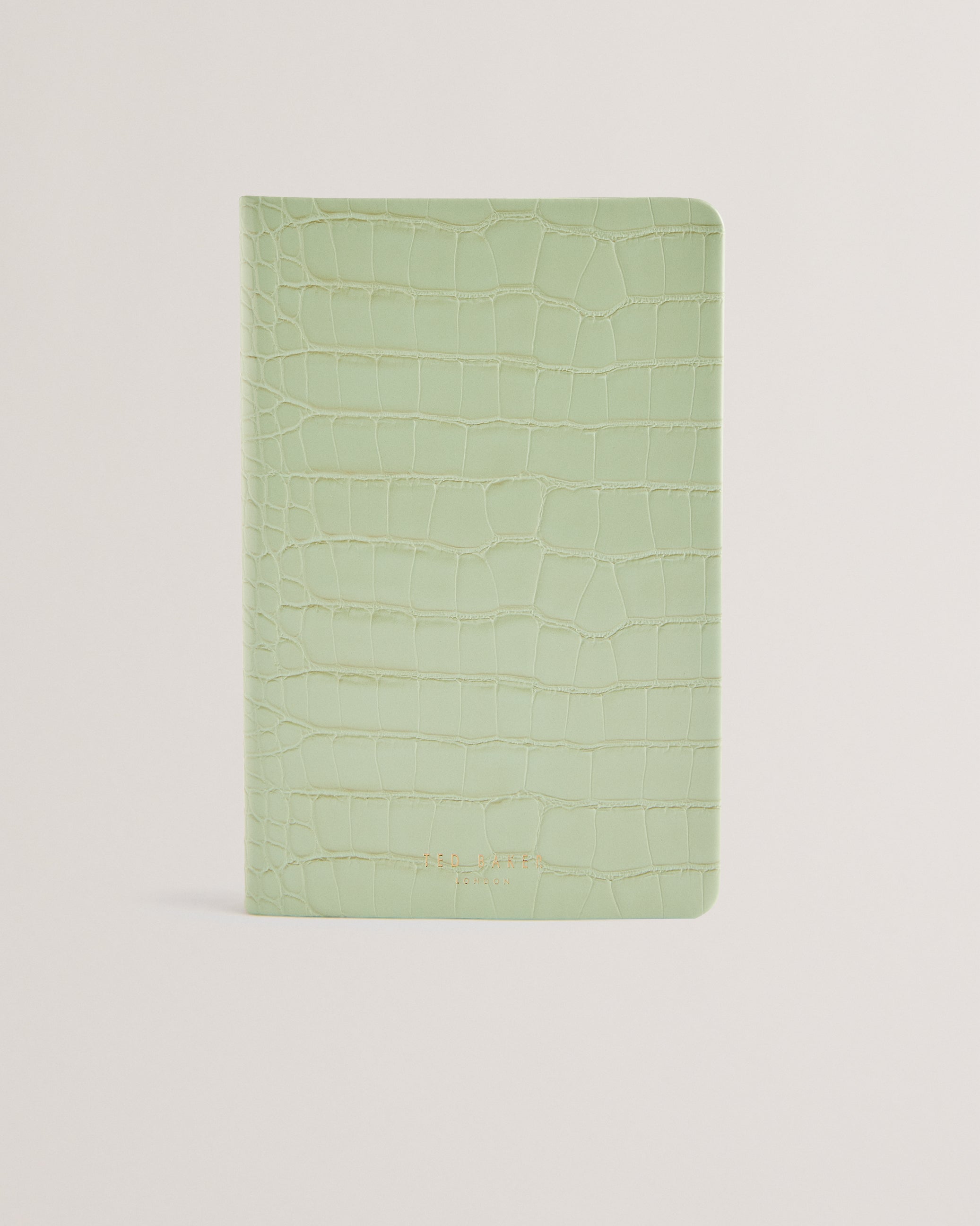 Brendas Imitation Croc A5 Notebook Pl-Green