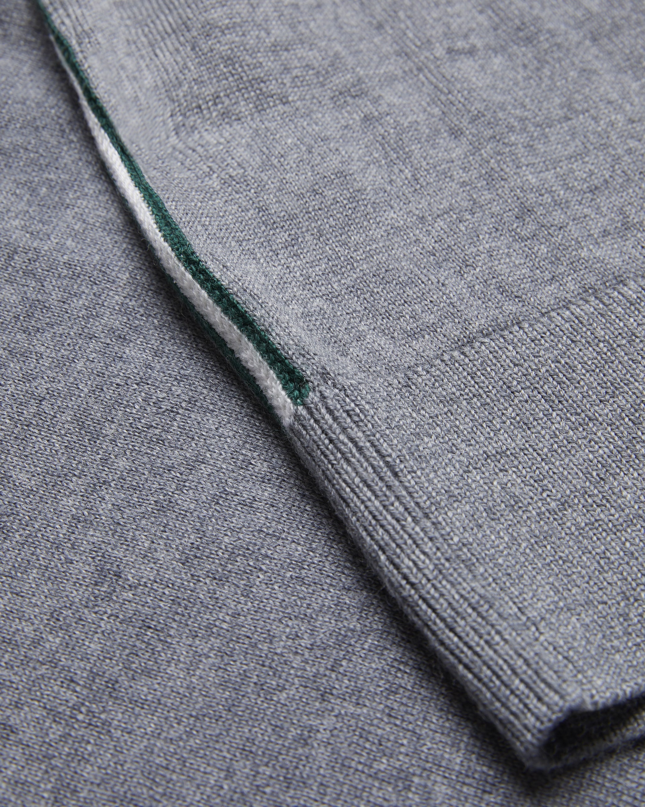 Liblo Merino Branded Crew Neck Grey-Marl