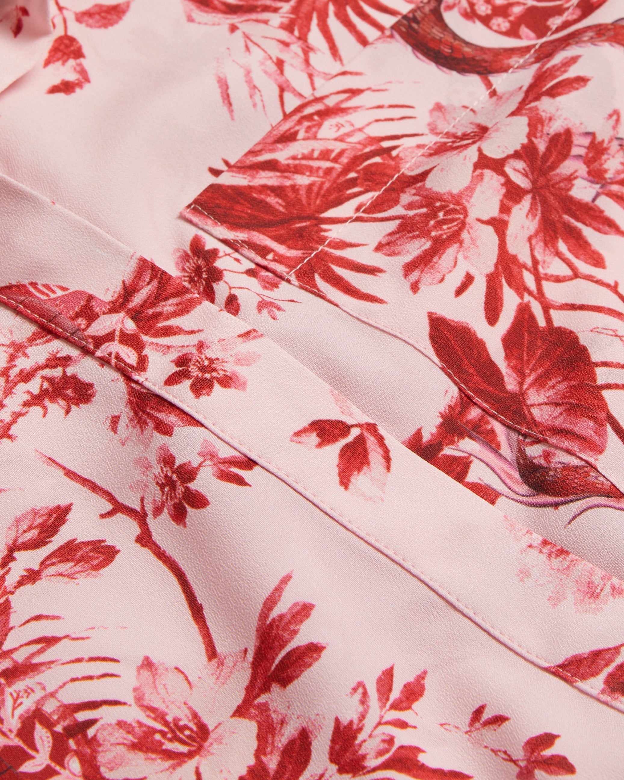Saadiee Dragon Print Oversized Shirt