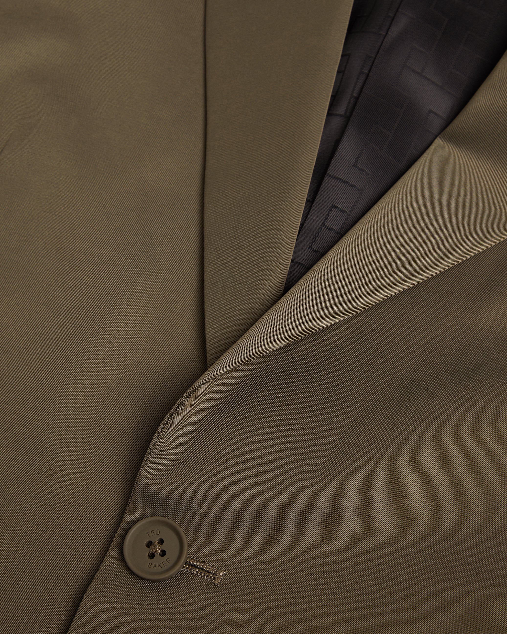 Mafairj SB2 Notch Lapel Nylon Blazer Khaki
