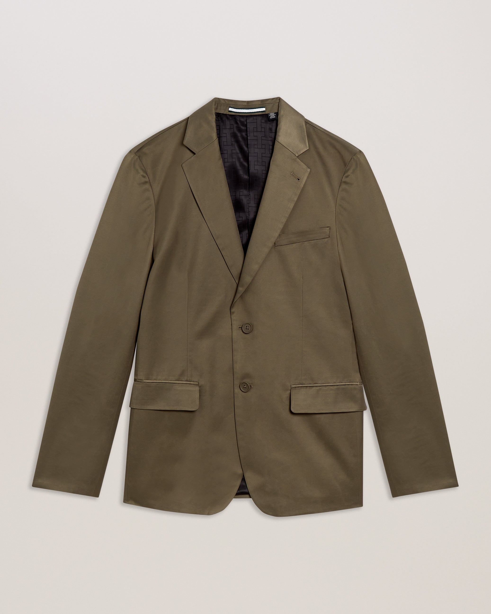 Mafairj SB2 Notch Lapel Nylon Blazer Khaki