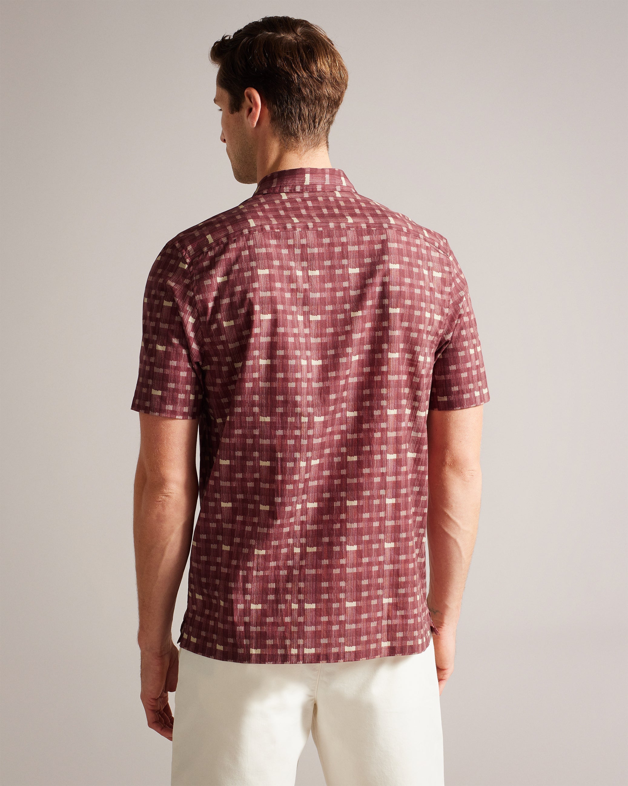 Chazbe Ss Ombre Check Shirt