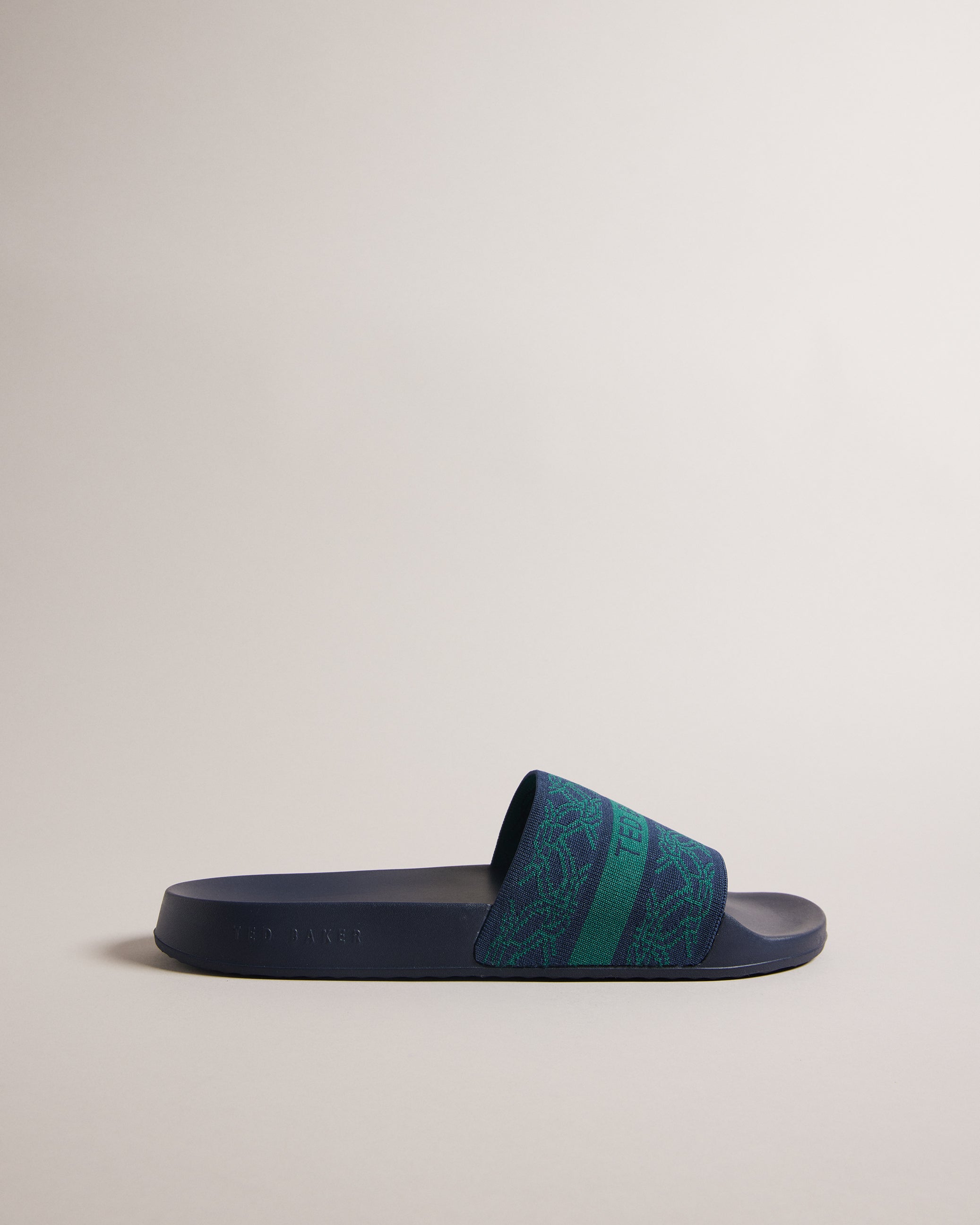 Darrels Elasticated Strap Slider Shoes Navy