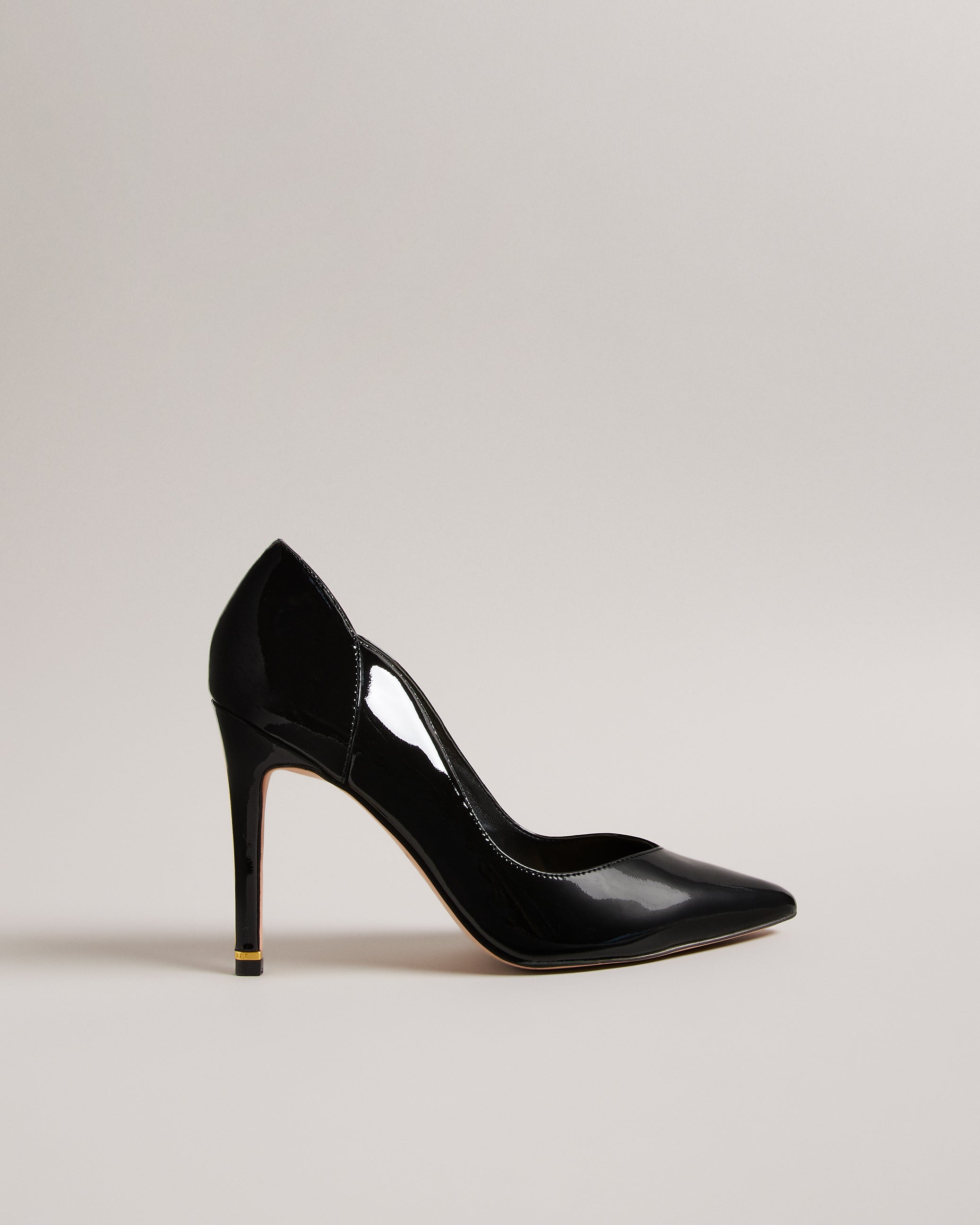 Orlinay Patent 100Mm Court Shoes Black