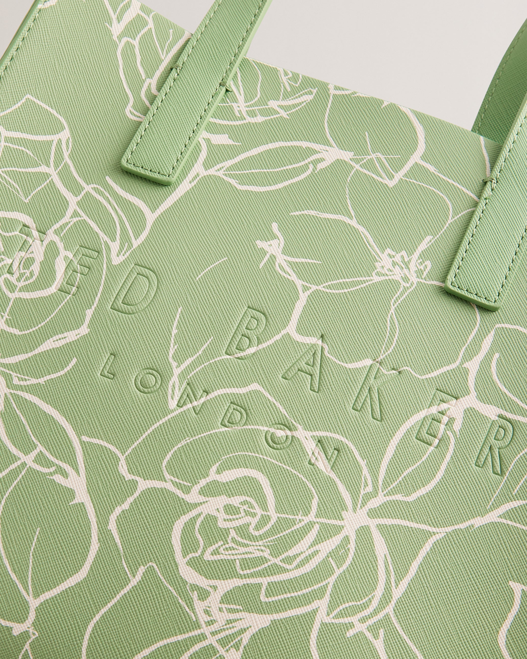 Linecon Linear Floral Small Icon Bag Lt-Green