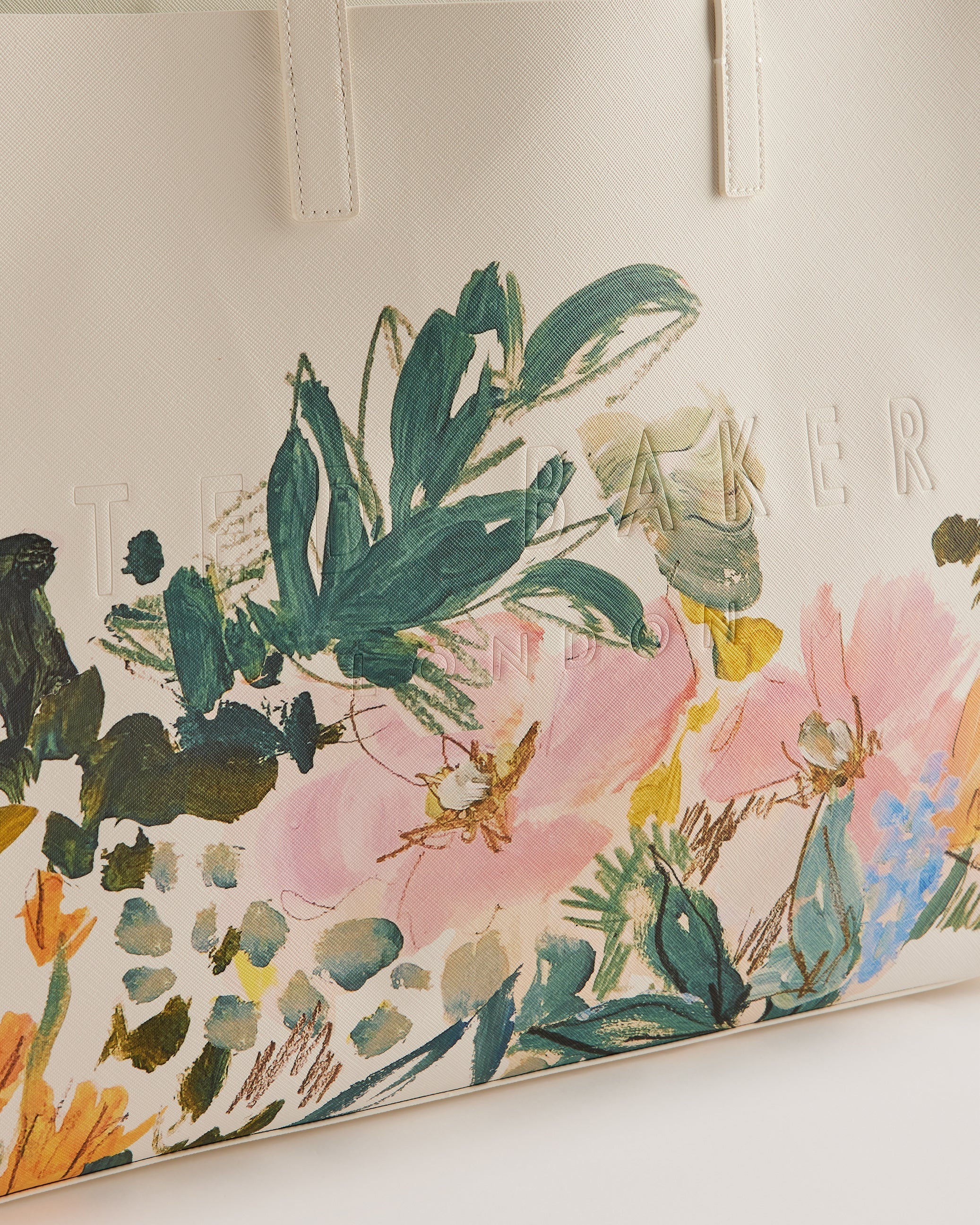Meadcon Painted Meadow Large Icon Bag Cream