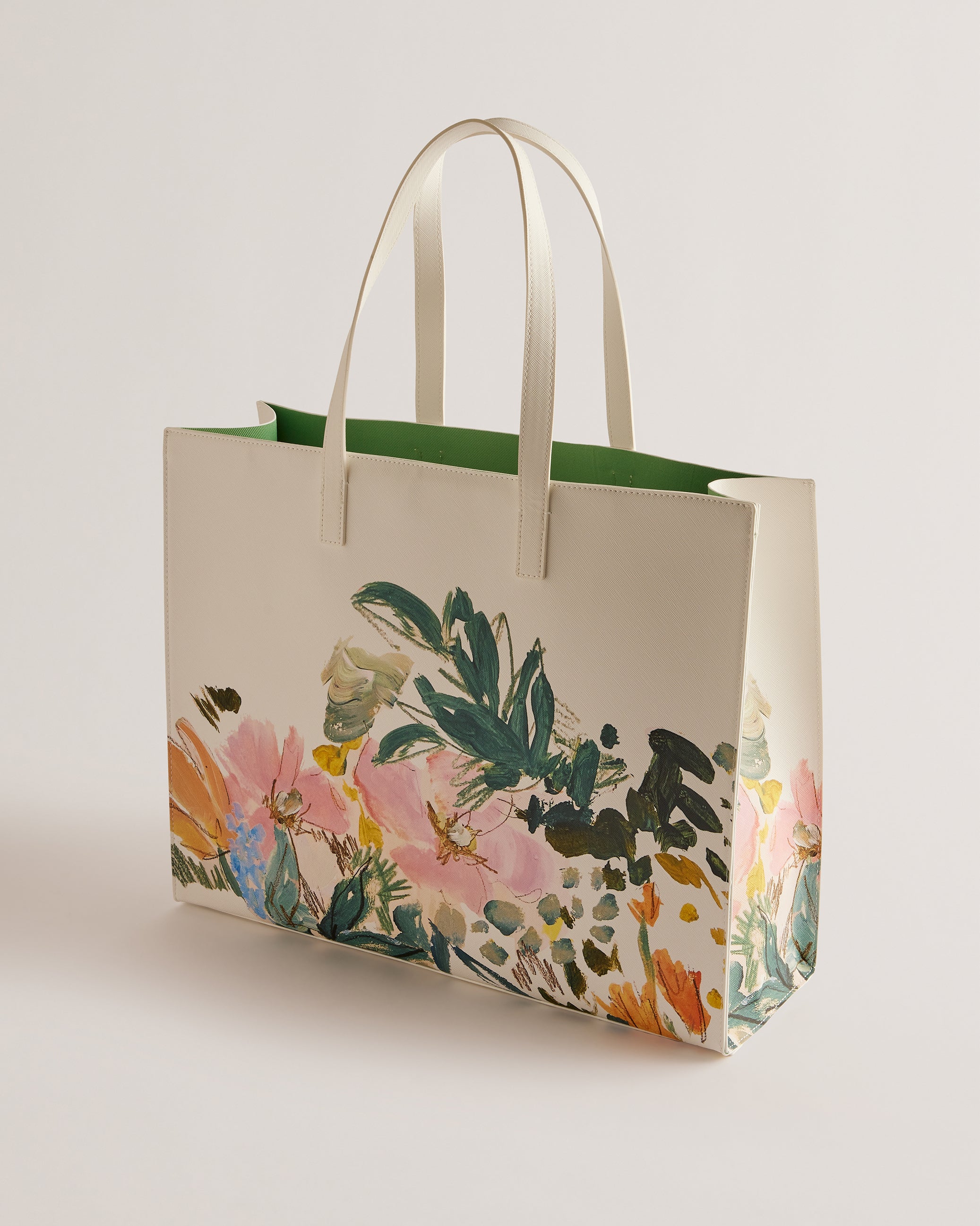 Meadcon Painted Meadow Large Icon Bag Cream