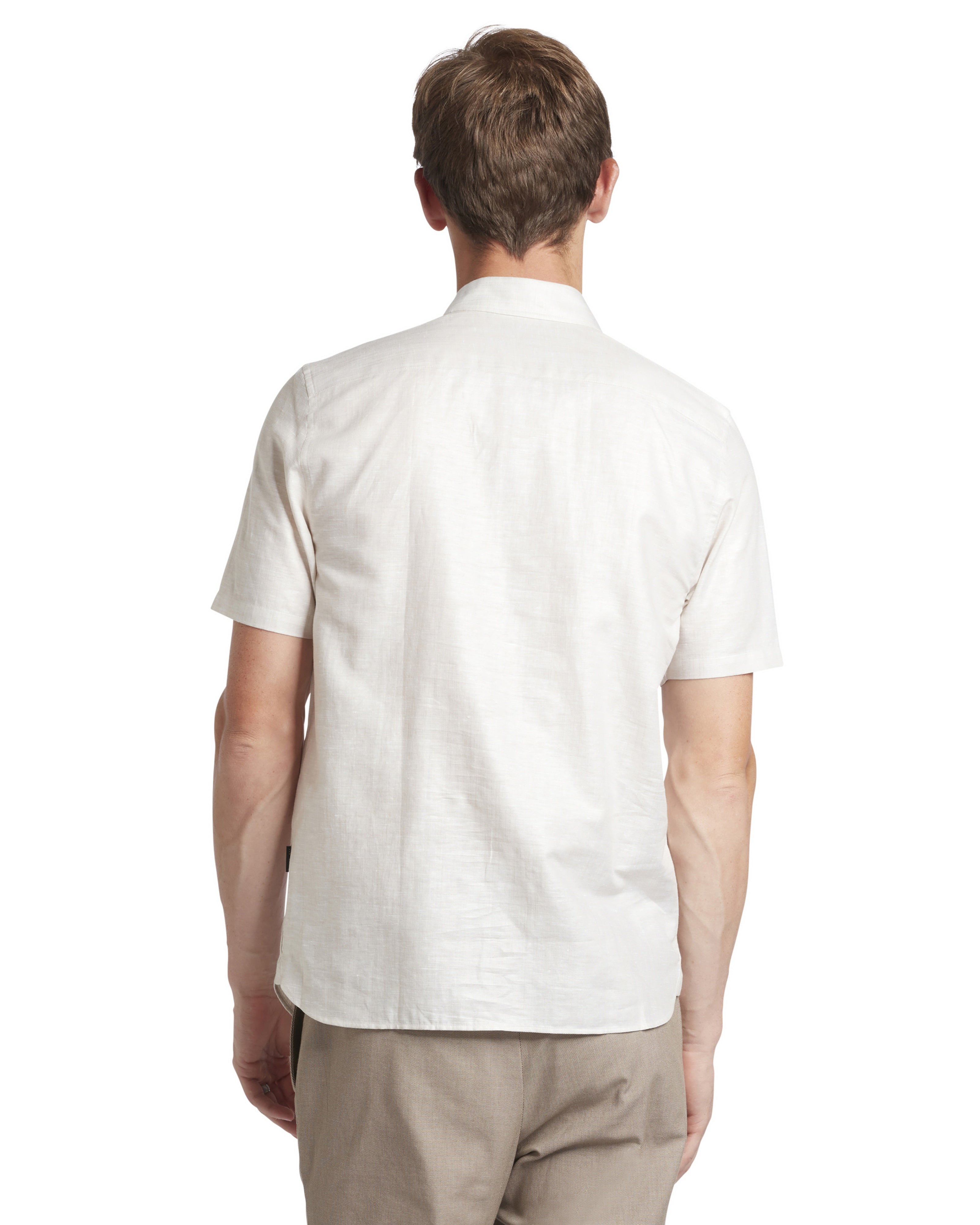 Palomas Ss Linen Shirt Stone