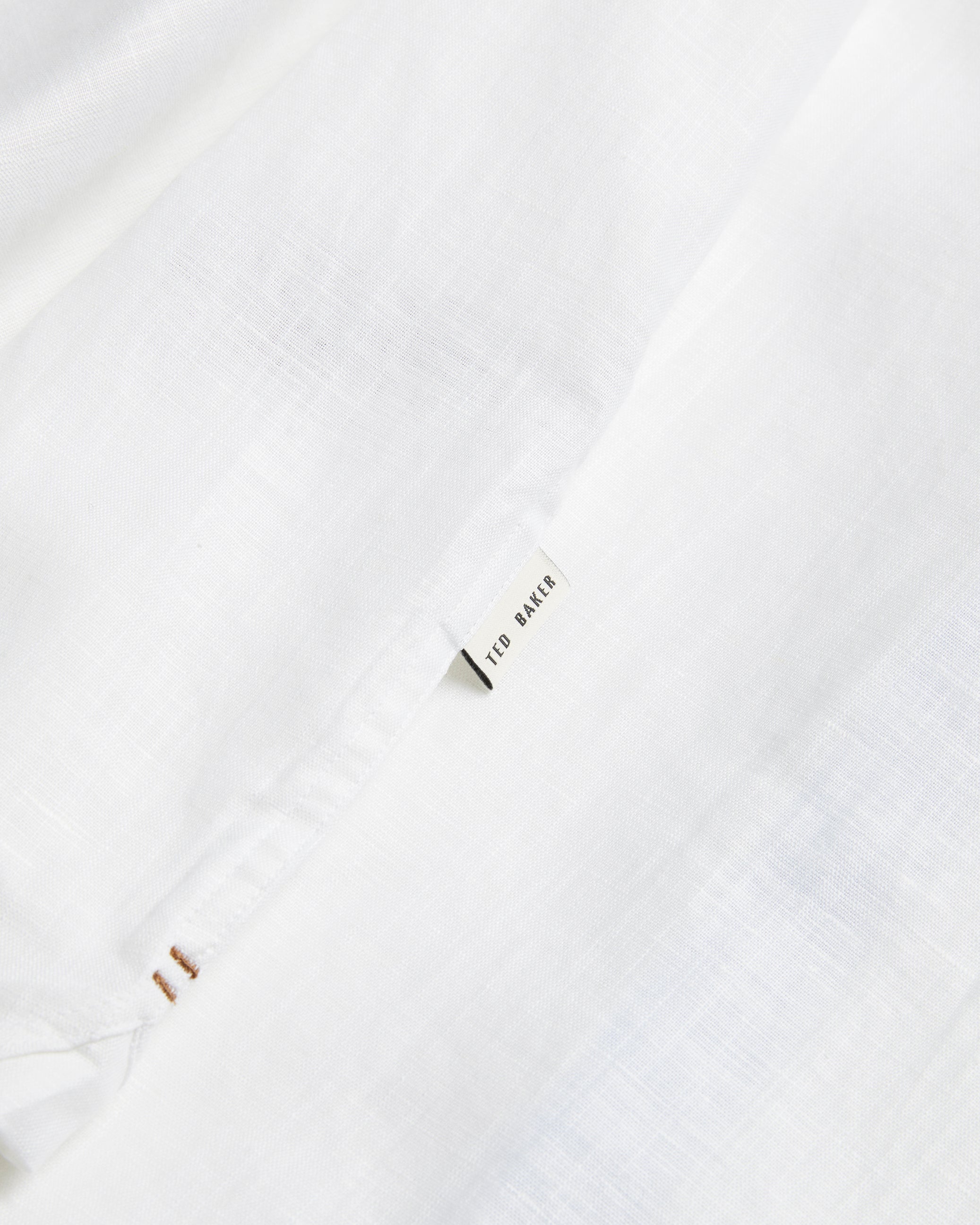 Palomas Ss Linen Shirt White