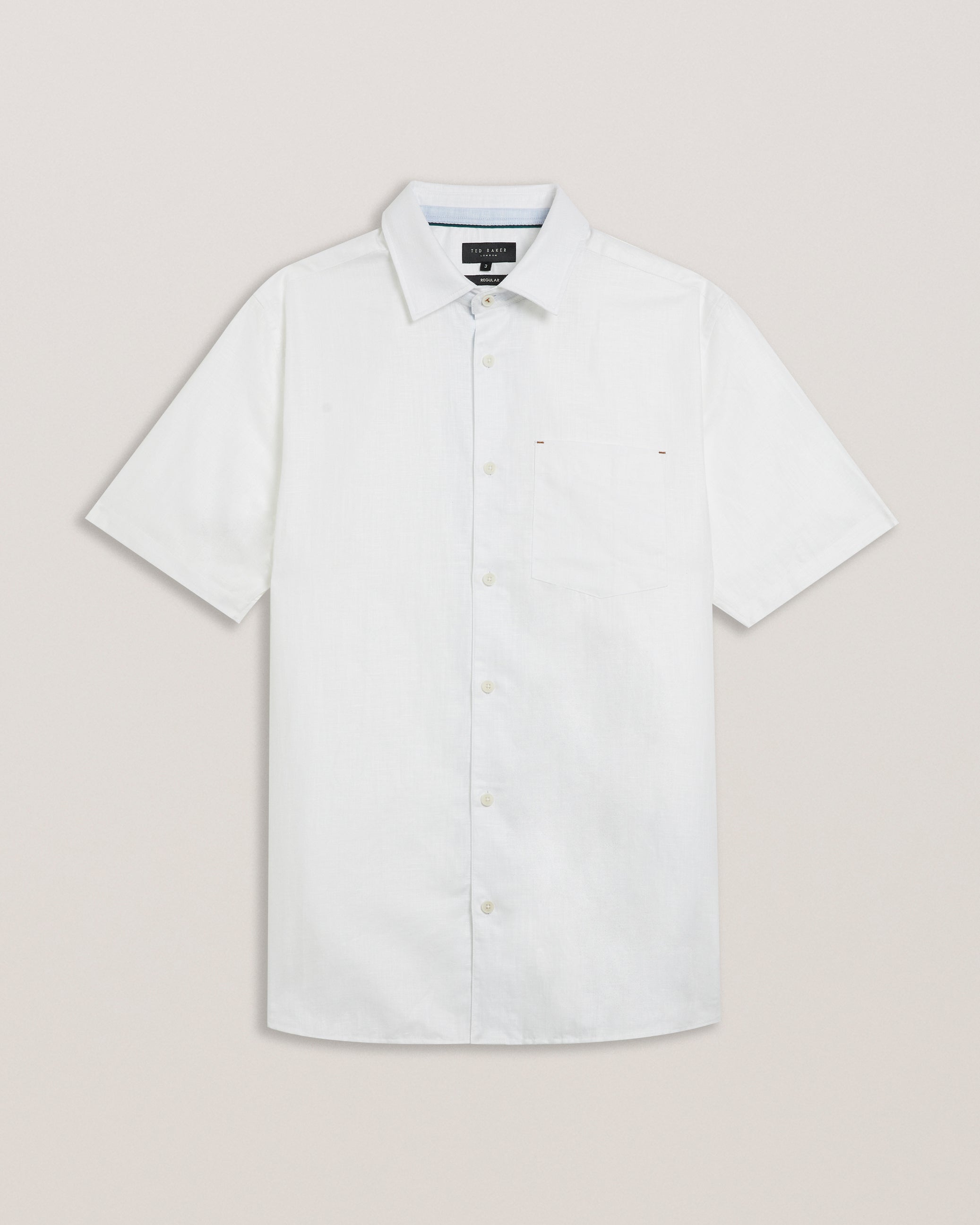 Palomas Ss Linen Shirt White