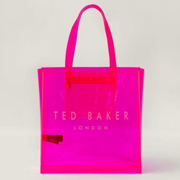 Sheicon Transparent Large Icon Bag Brt-Pink