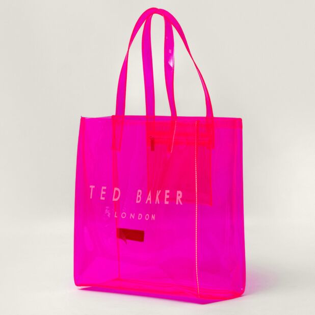 Sheicon Transparent Large Icon Bag Brt-Pink