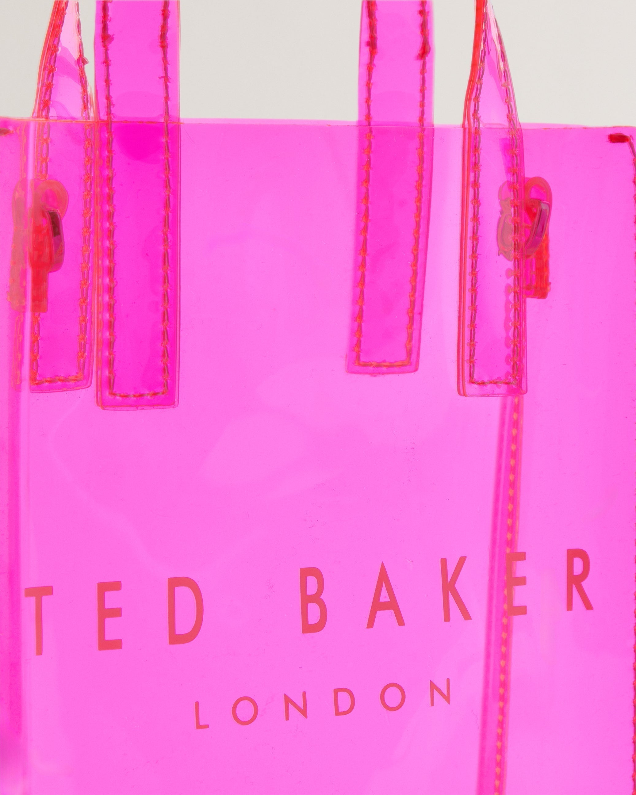 Sheacon Transparent Nano Icon Bag Brt-Pink
