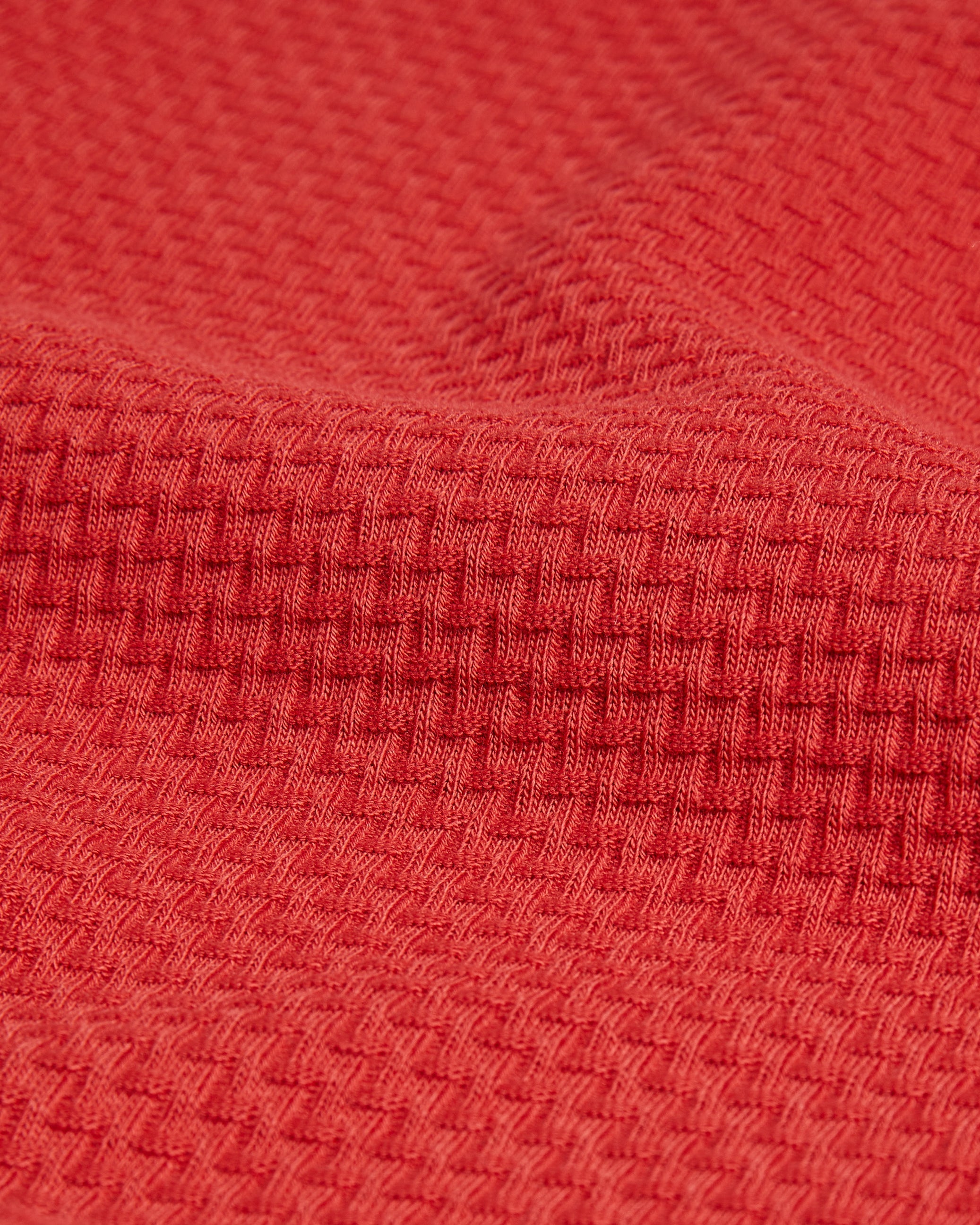 Curlys Ss Regular Jacquard T-Shirt Red