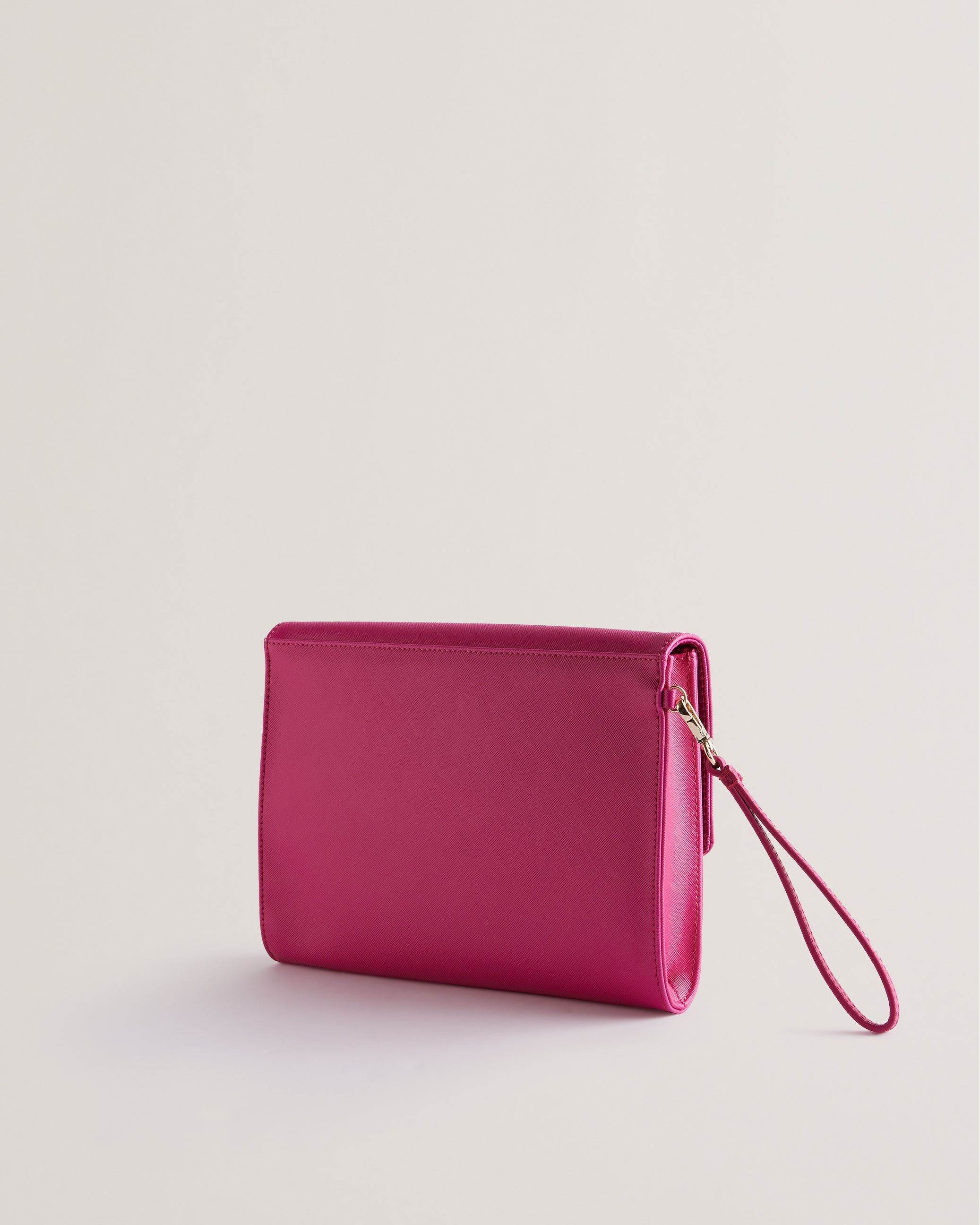 Mielliy Floral Printed Icon Clutch Bag Brt-Pink