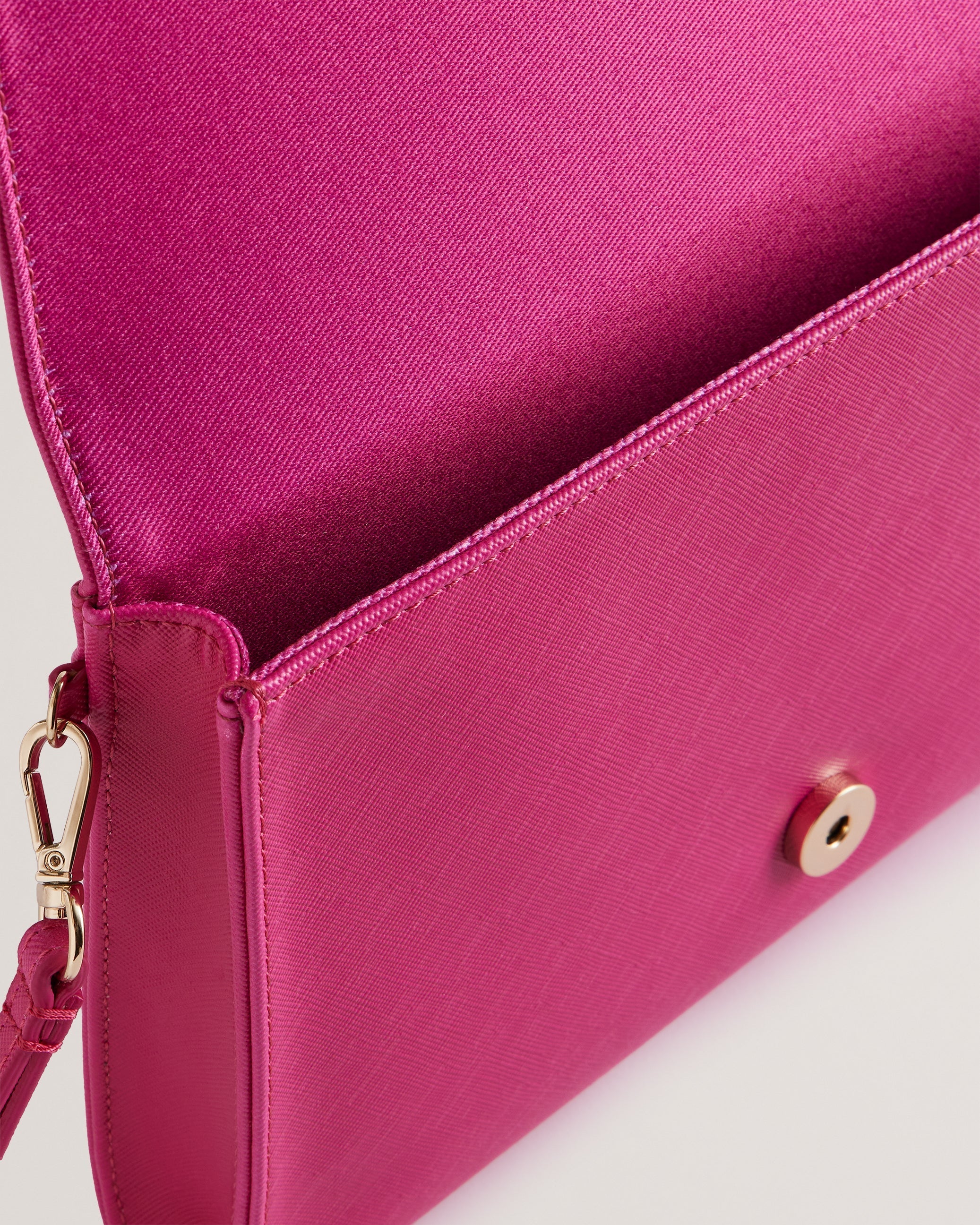 Mielliy Floral Printed Icon Clutch Bag Brt-Pink