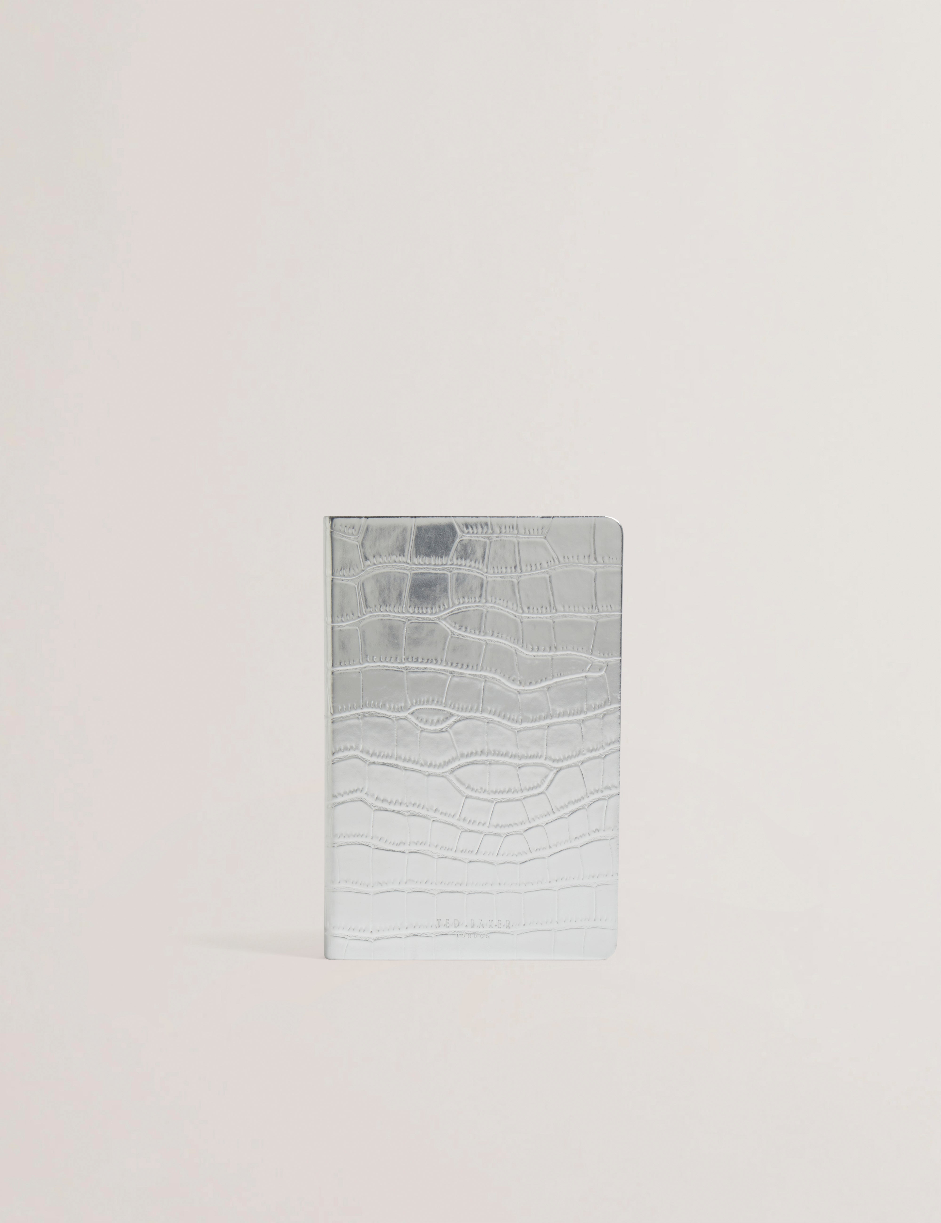 Katts Croc Effect A5 Notebook Silver