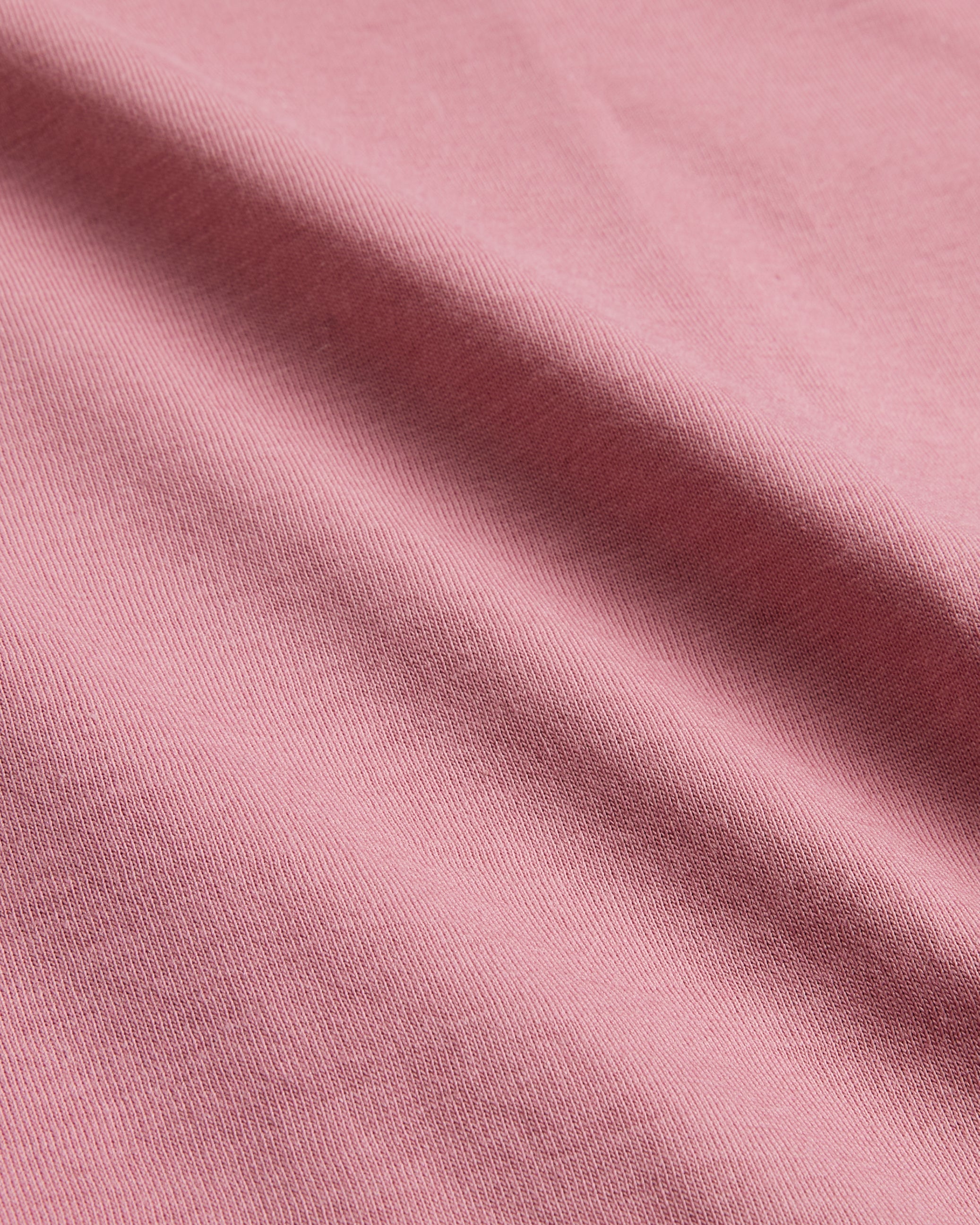 Wiskin Ss Regular Branded T-Shirt Mid-Pink