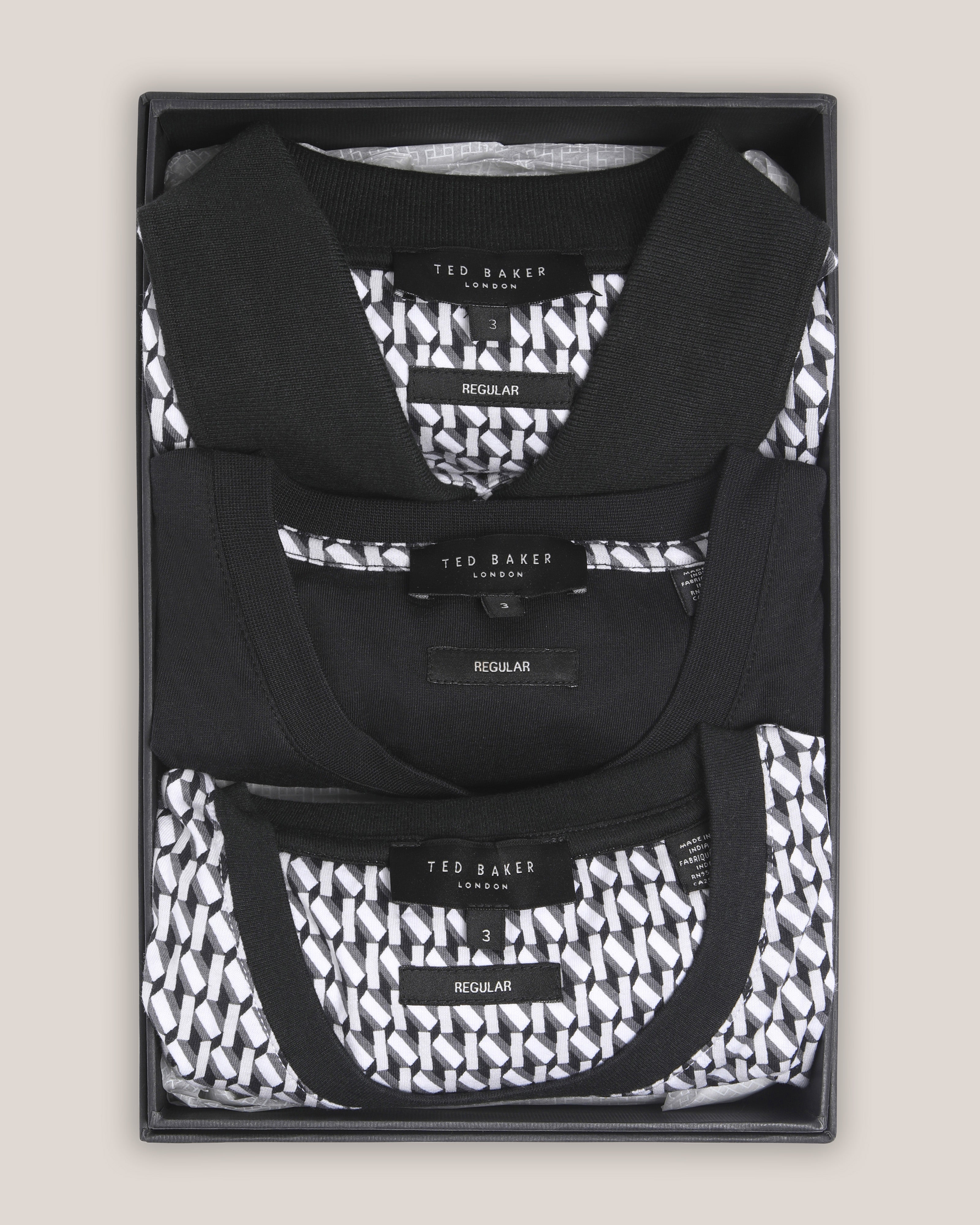 Sangs Short Sleeve Jersey Geo Multipack Black