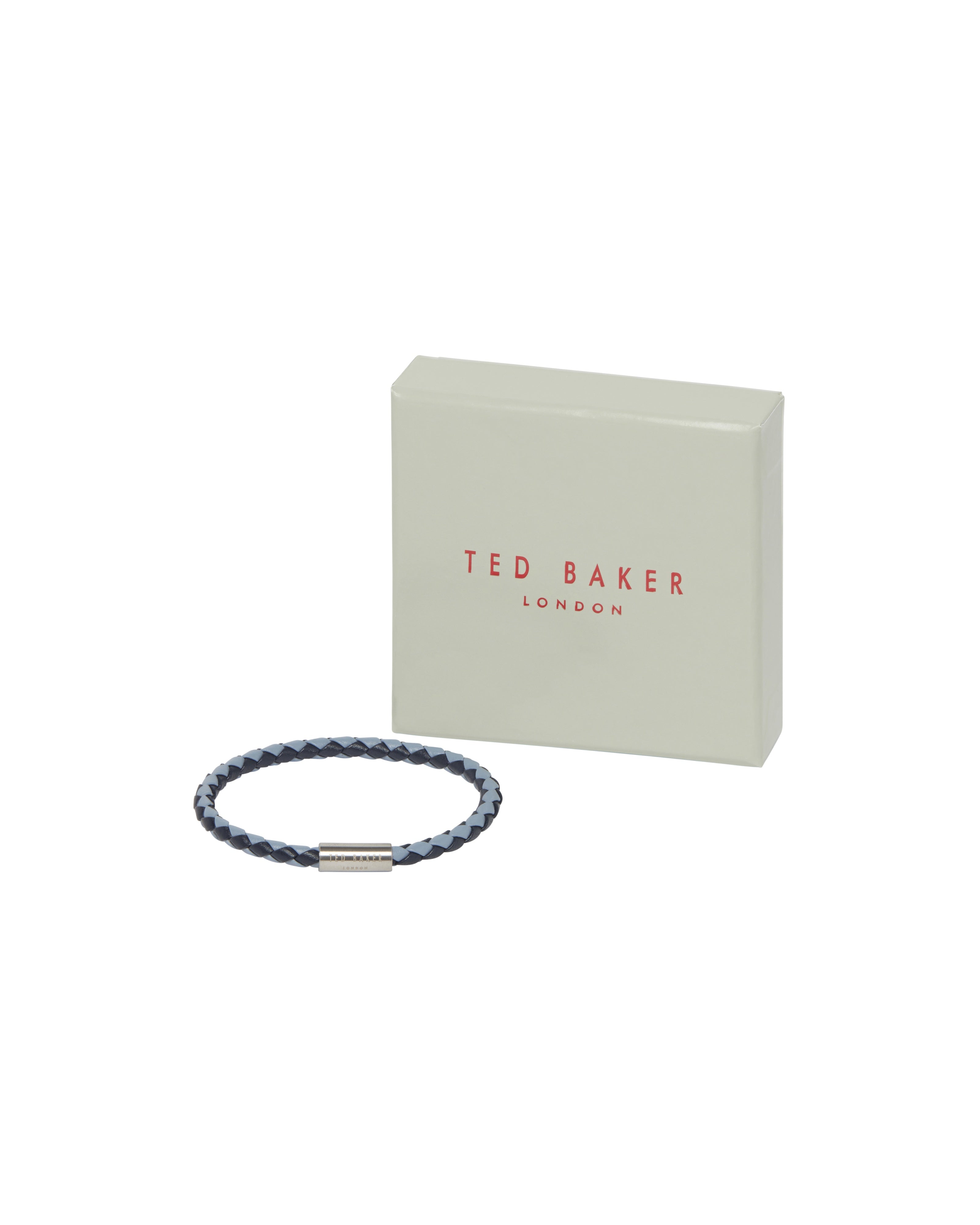 Briice Two Tone Woven Bracelet Navy