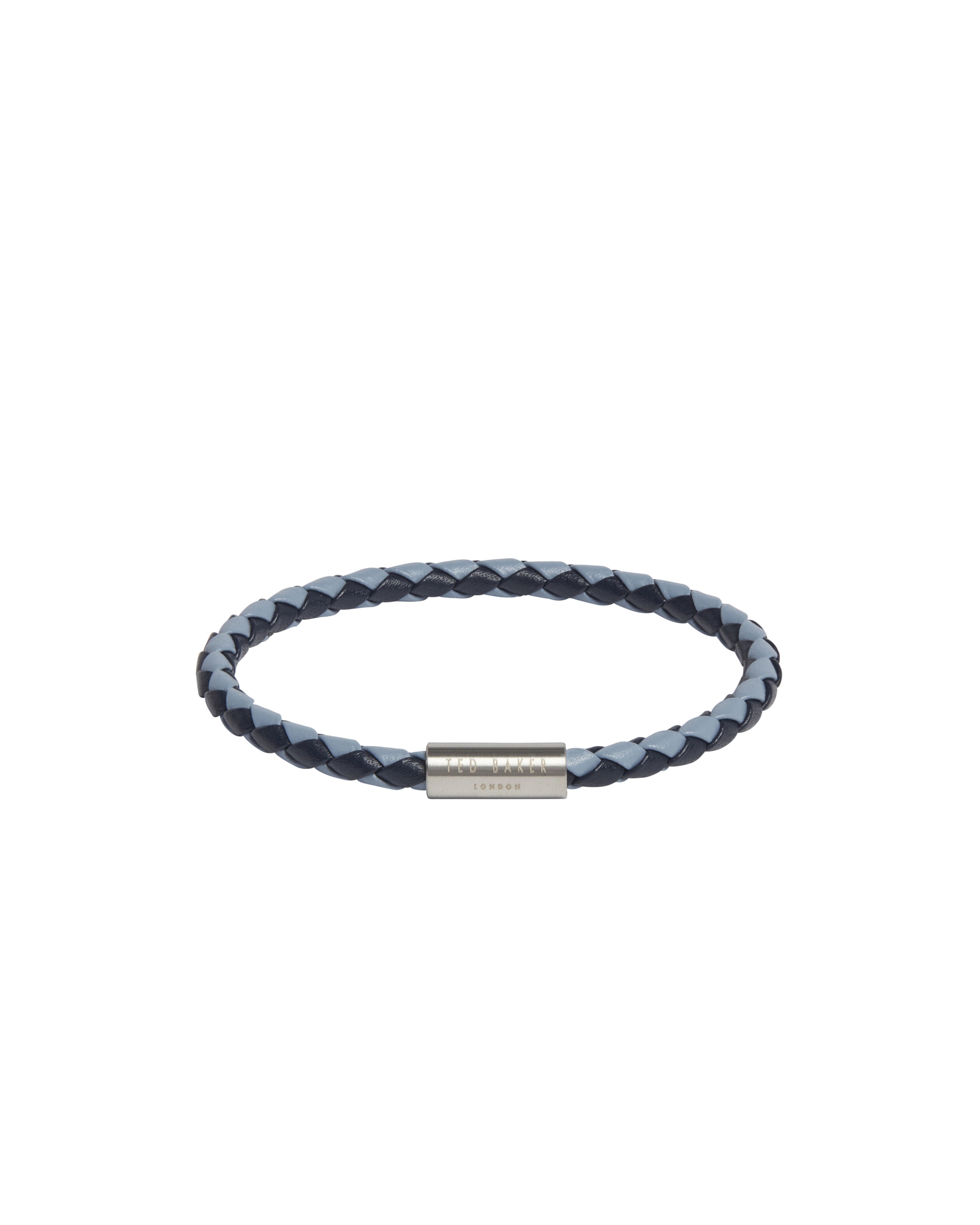 Briice Two Tone Woven Bracelet Navy
