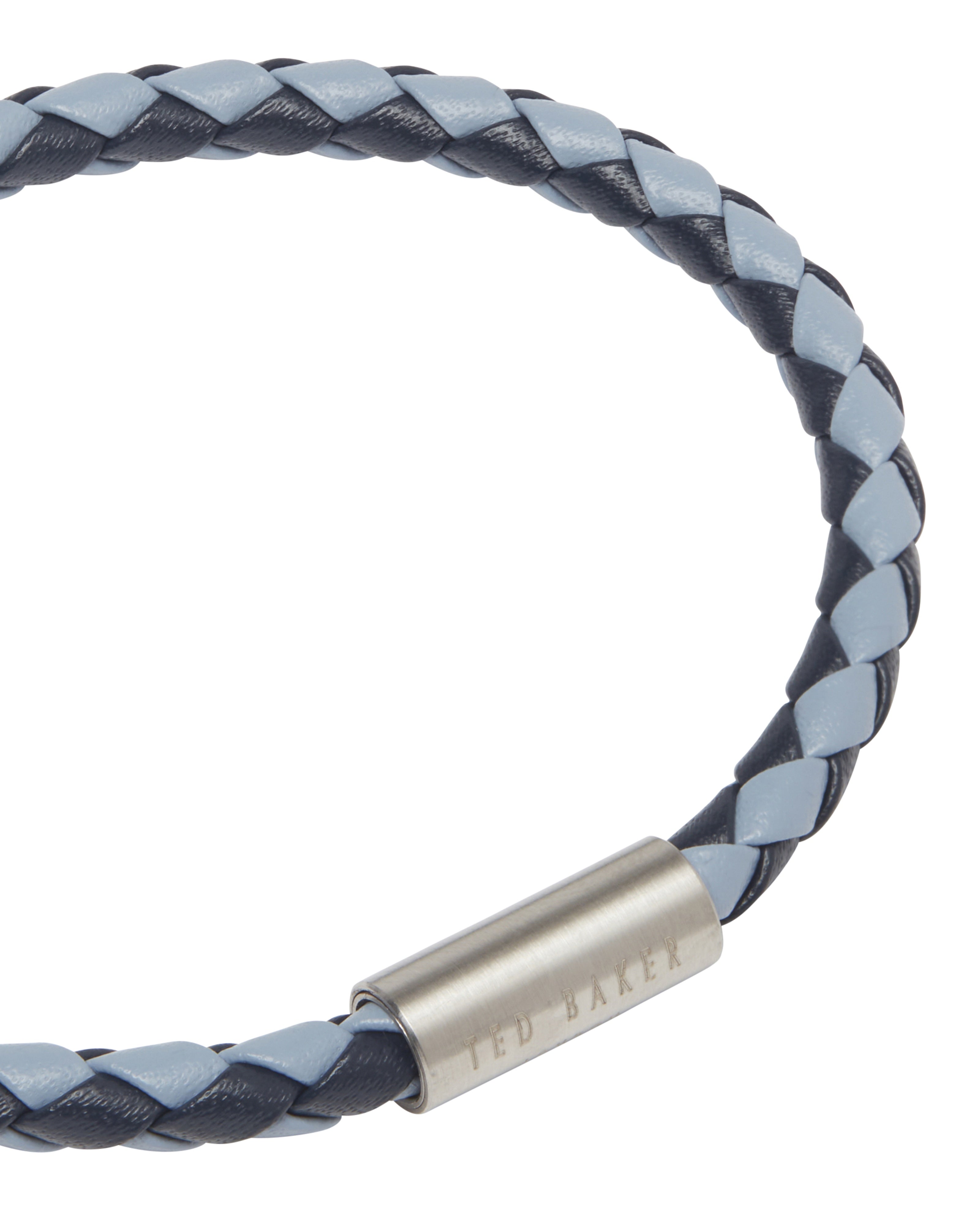 Briice Two Tone Woven Bracelet Navy