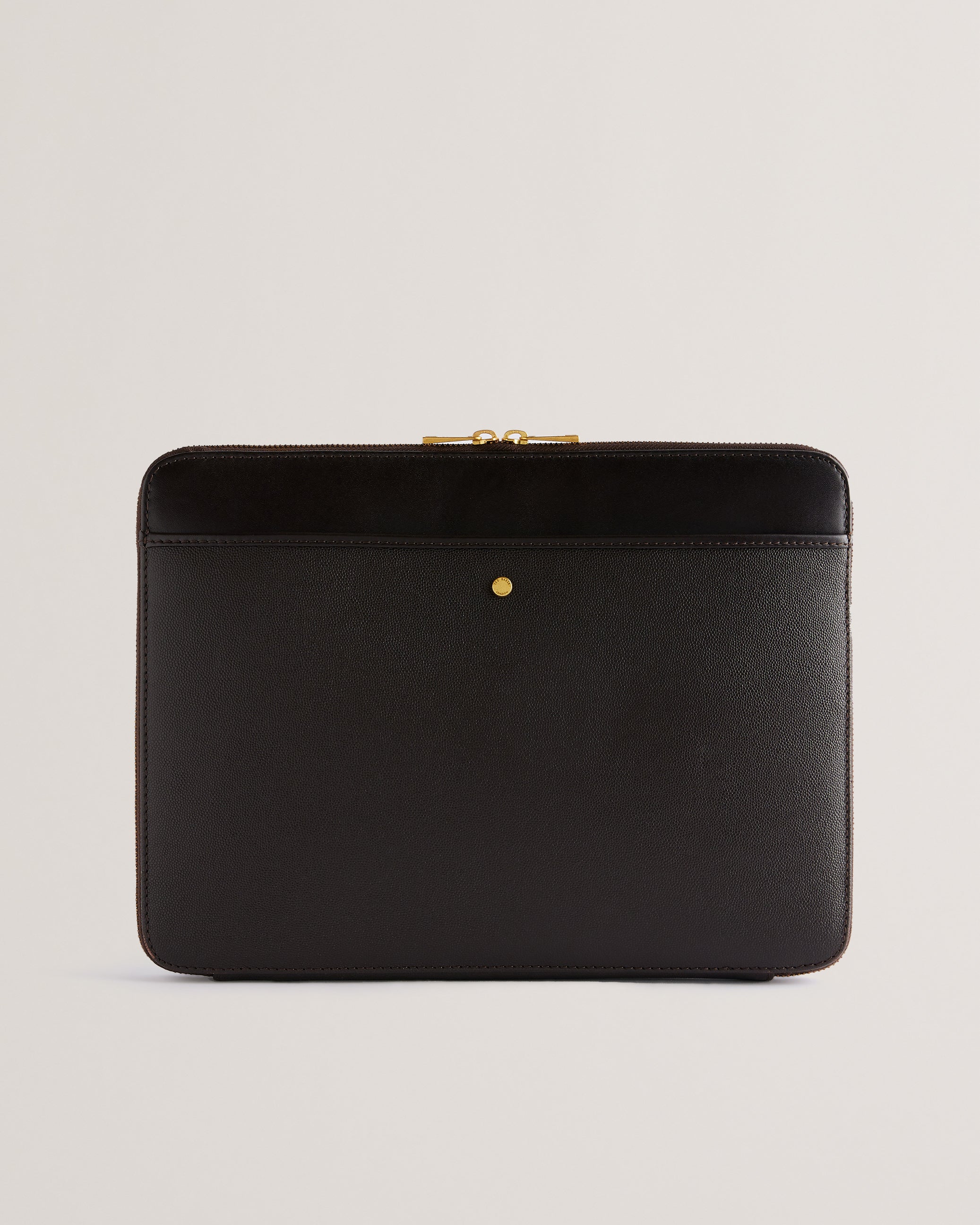 Kaiilin Caviar Texture Leather 13 Inch Laptop Case Brn-Choc