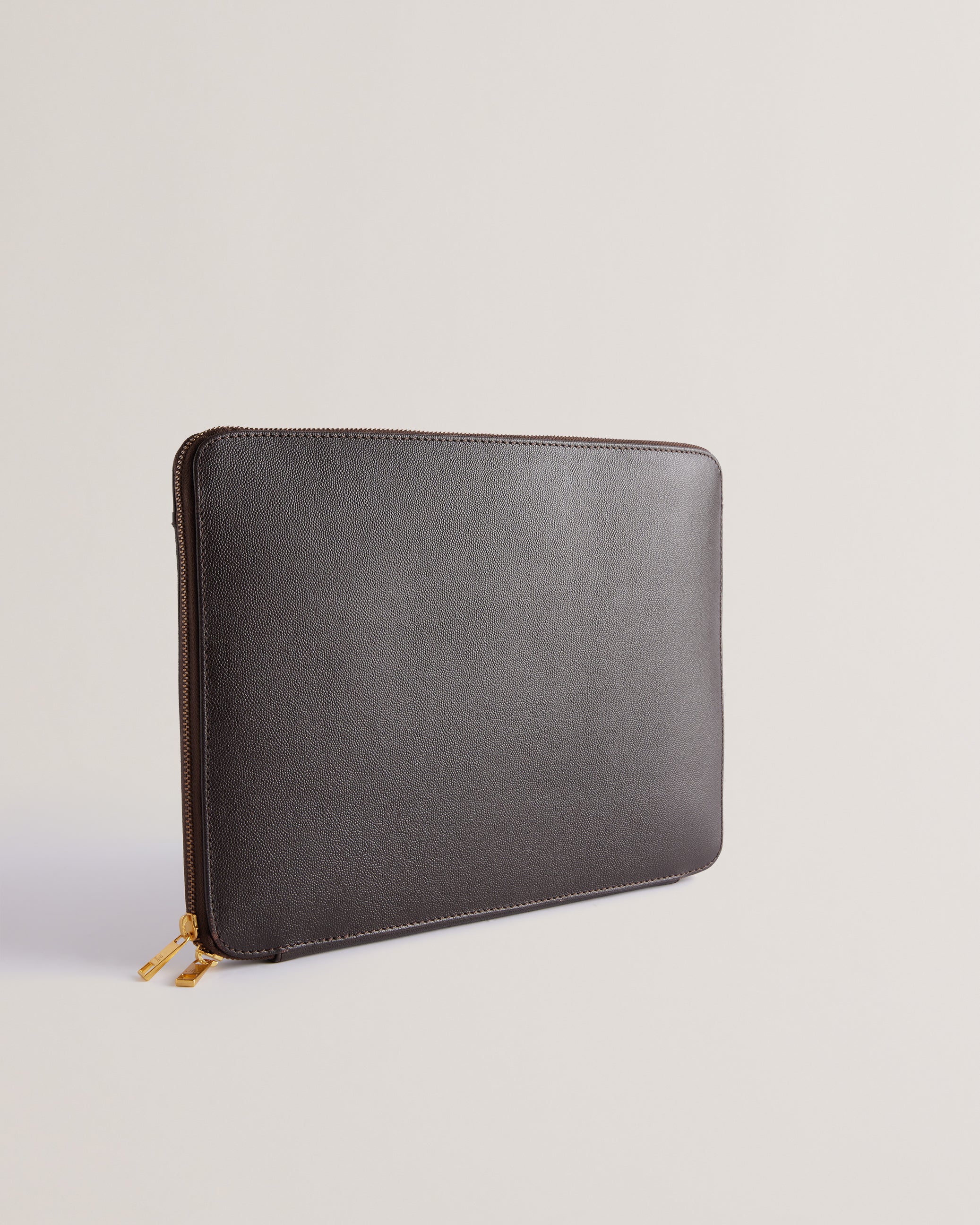 Kaiilin Caviar Texture Leather 13 Inch Laptop Case Brn-Choc