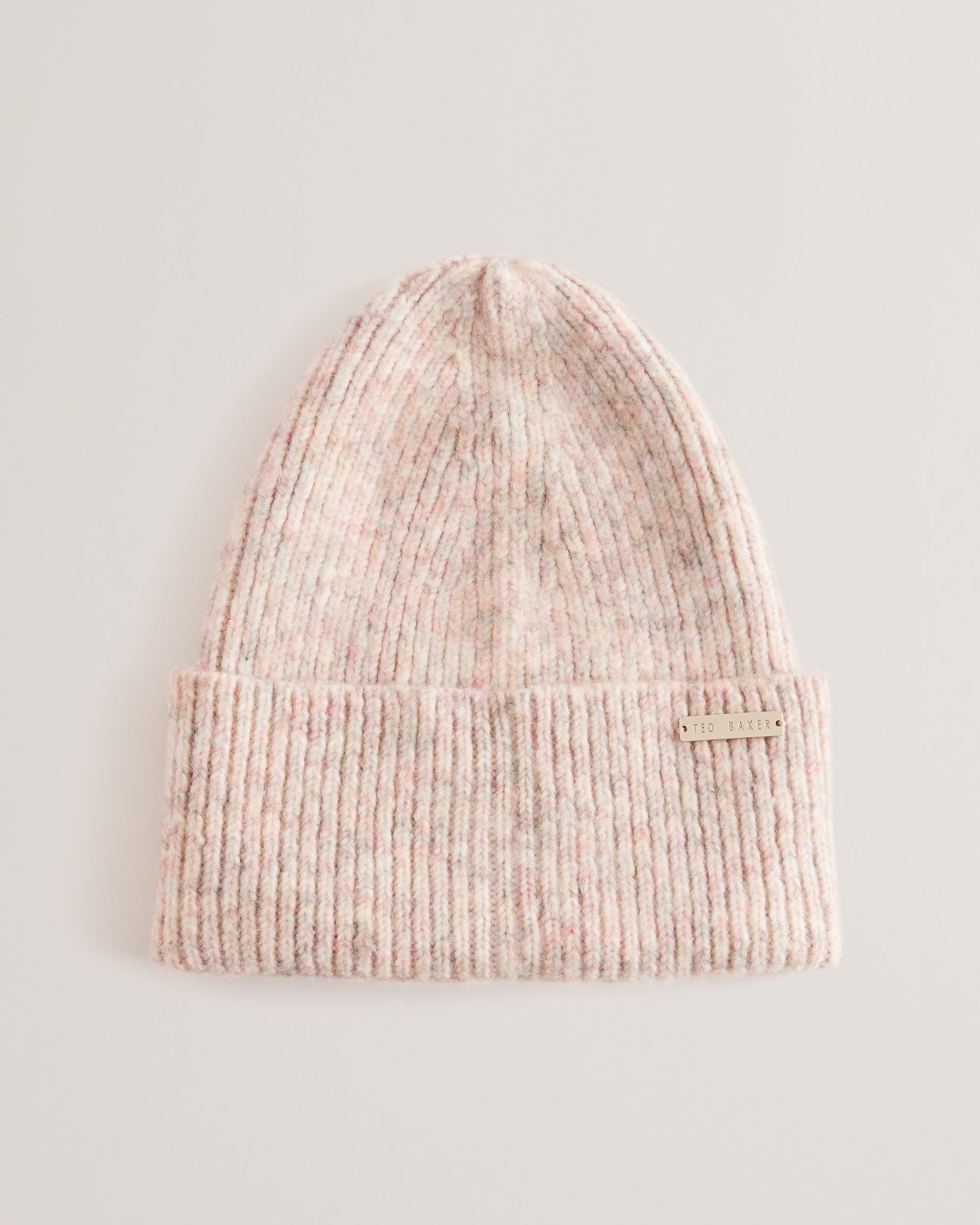 Lidiaas Knitted Ribbed Beanie Hat Multicol