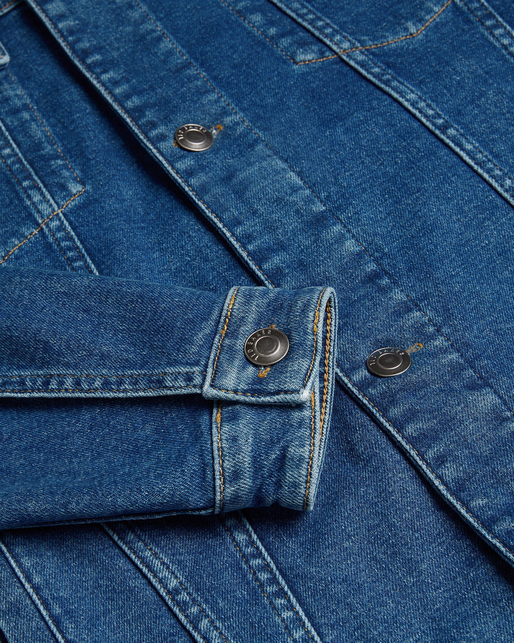 Brisban Denim Trucker Jacket Mid-Blue