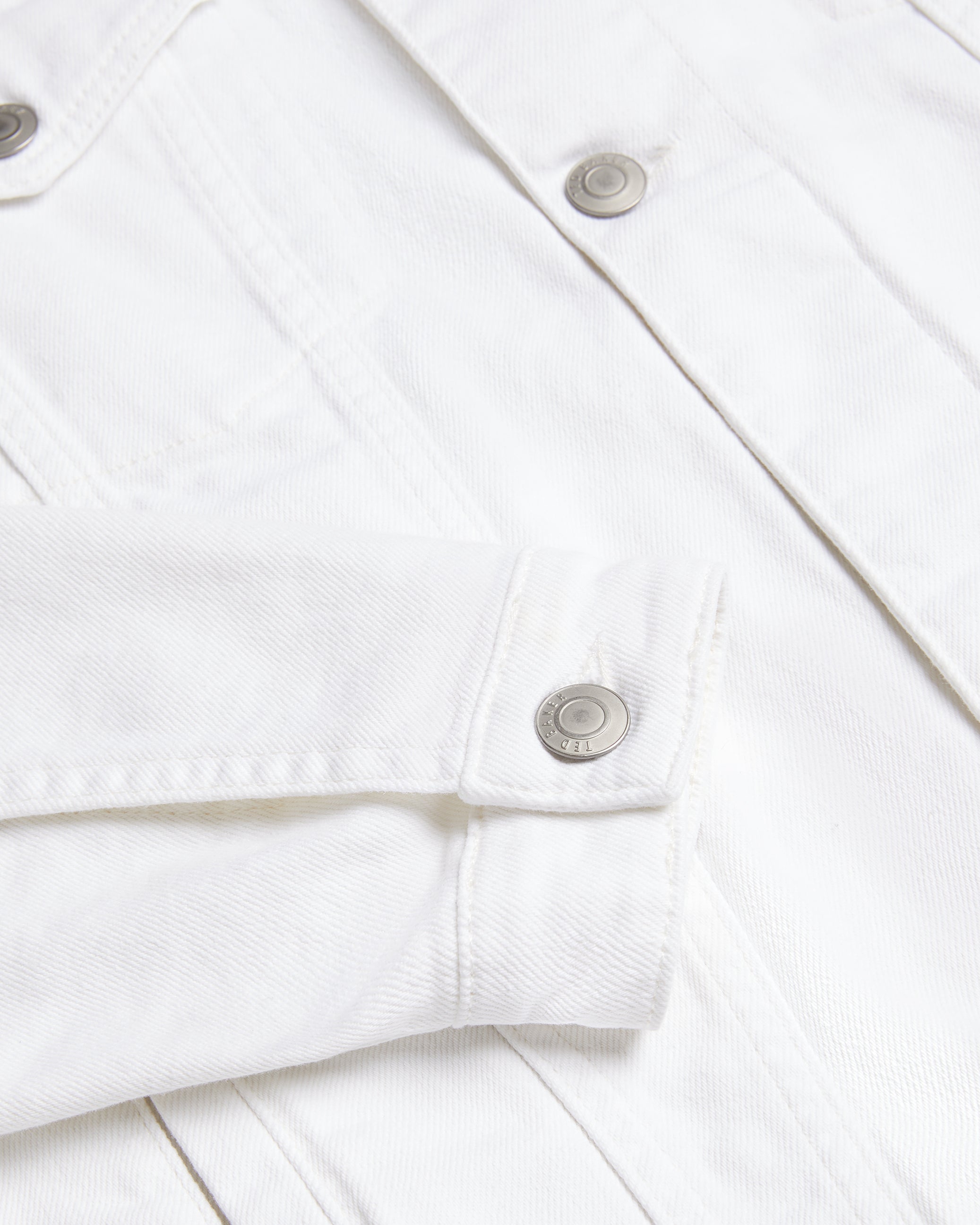 Brisban Denim Trucker Jacket White