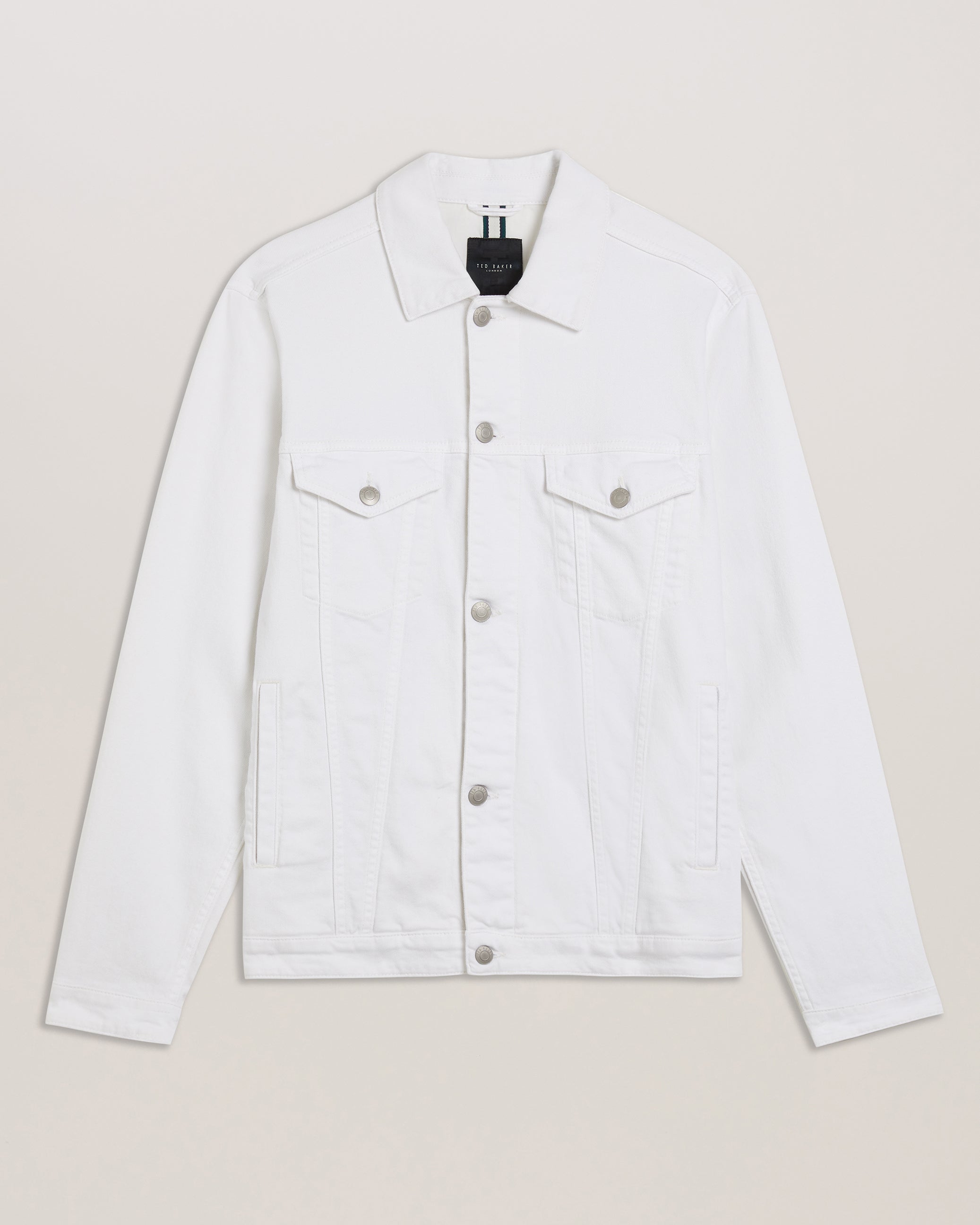 Brisban Denim Trucker Jacket White