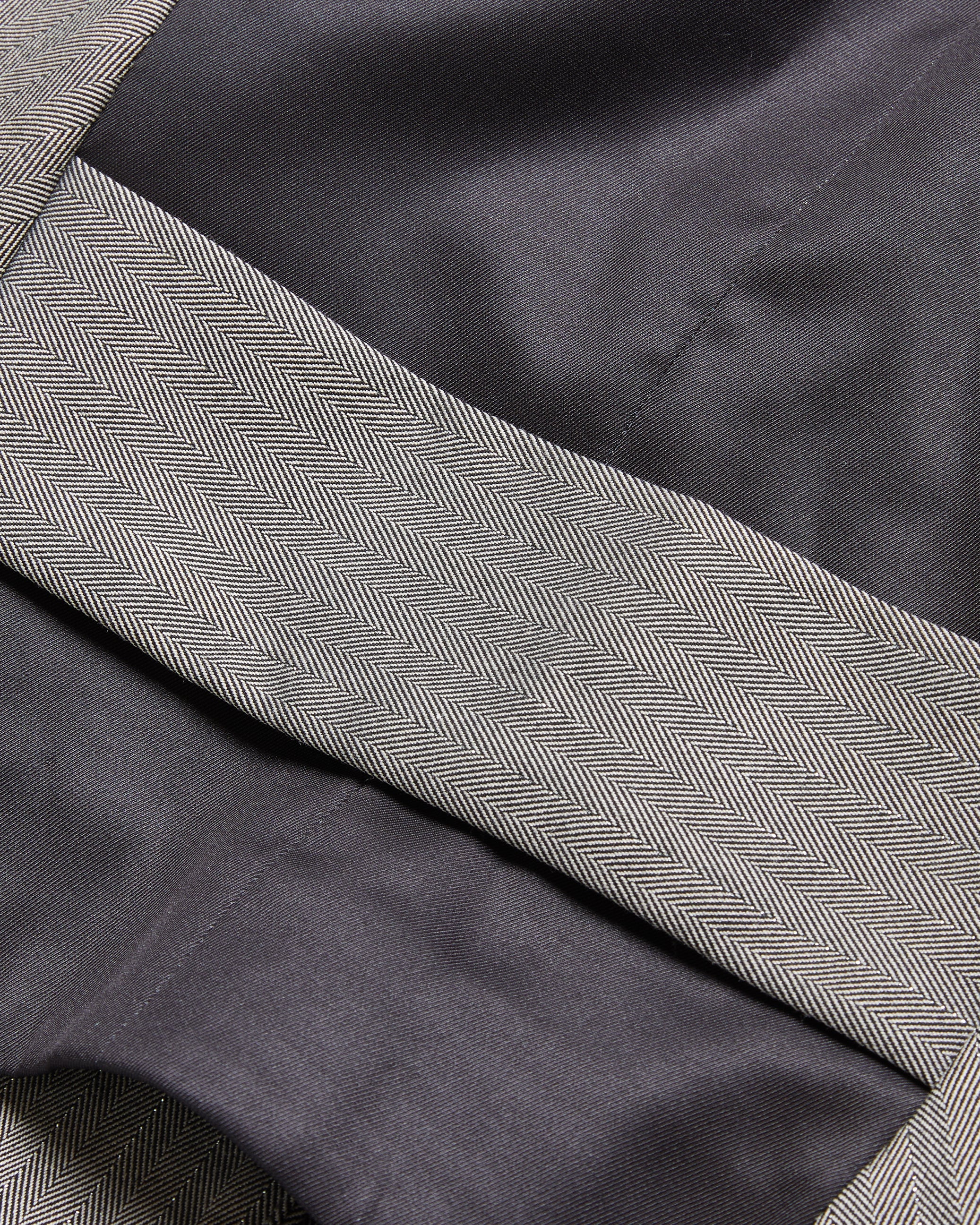 Koaw Pinstripe Fitted Tailored Waistcoat Dk-Grey