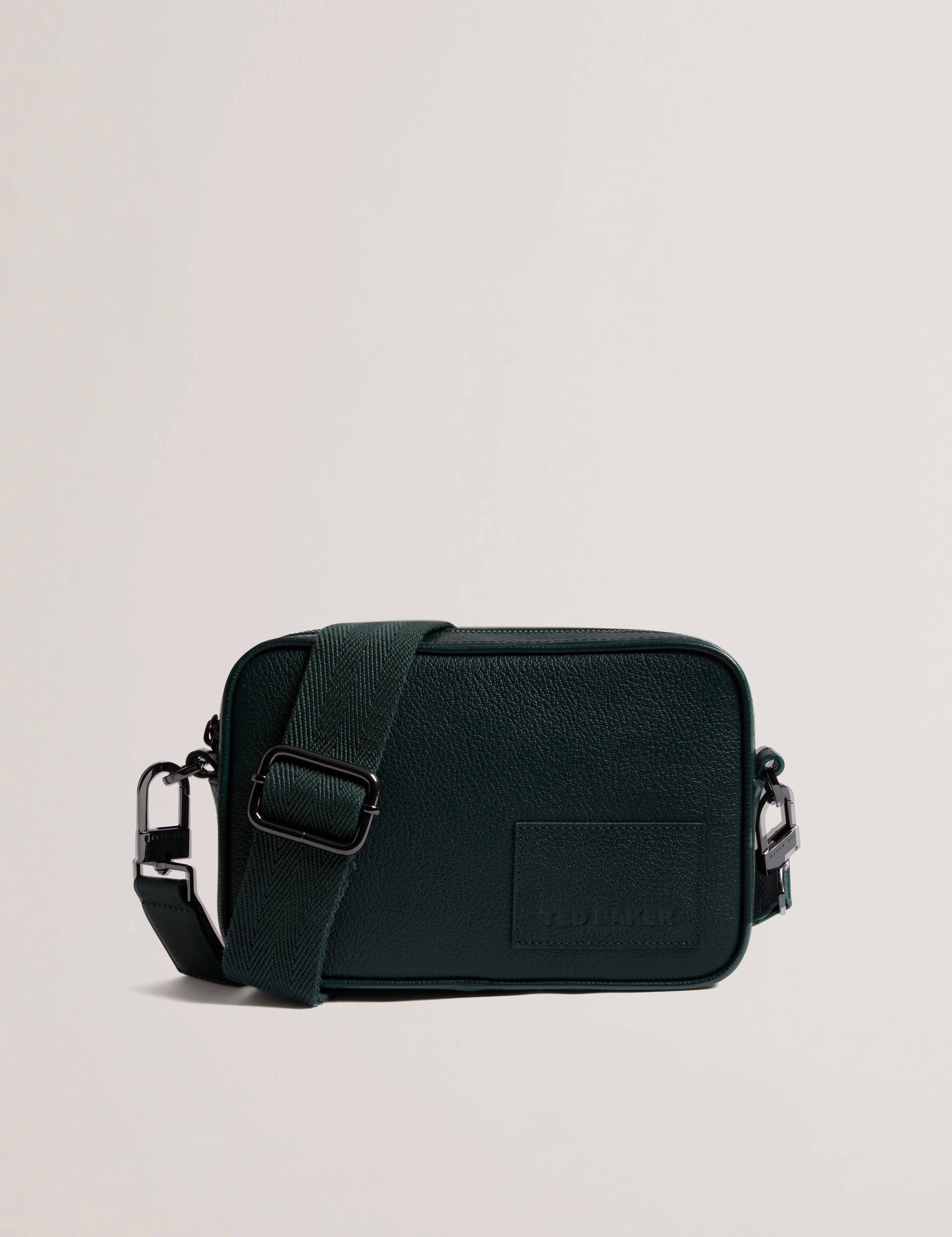 Grifin Leather Crossbody Bag Dk-Green