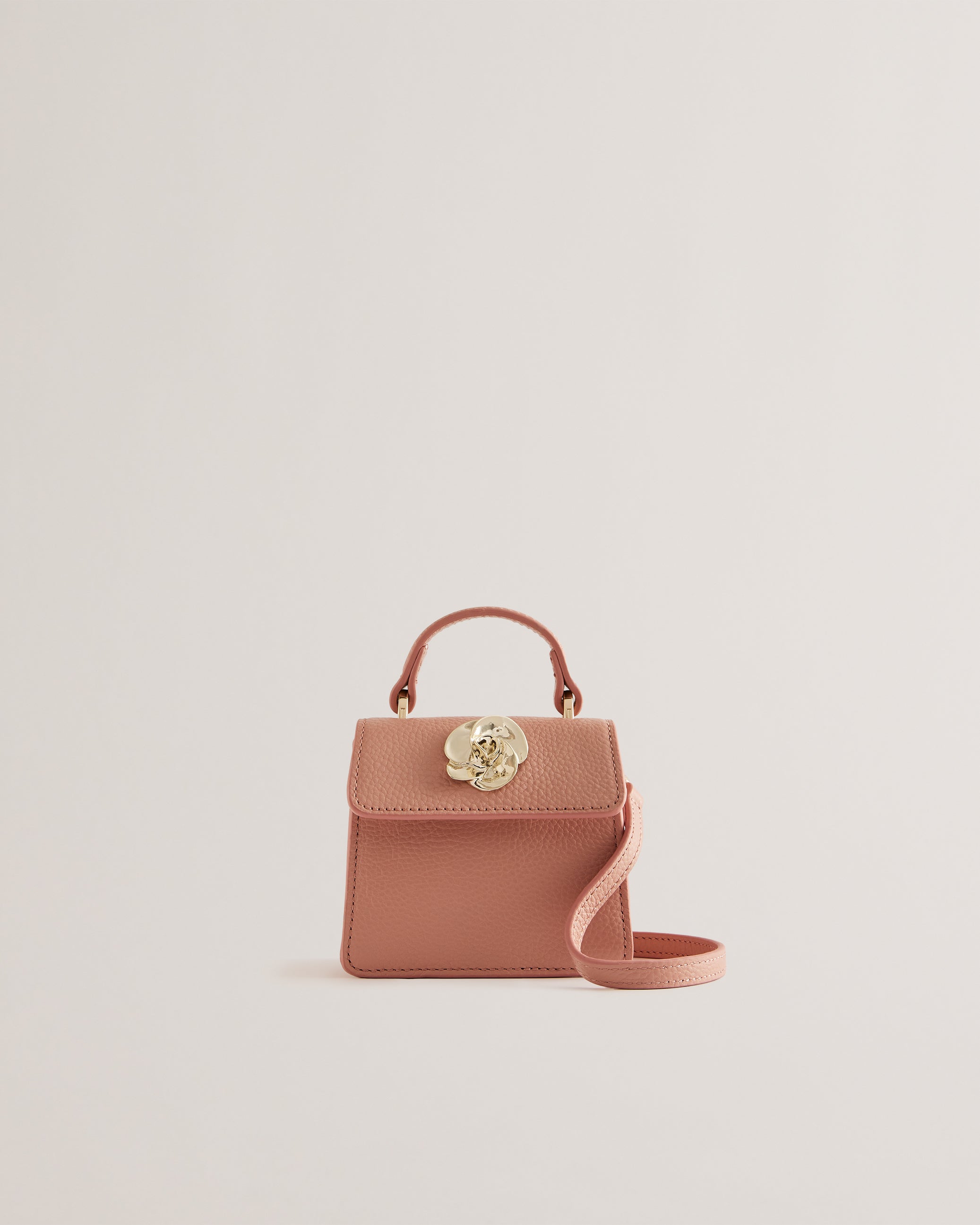Roslie Mini Top Handle Rose Bag Pink
