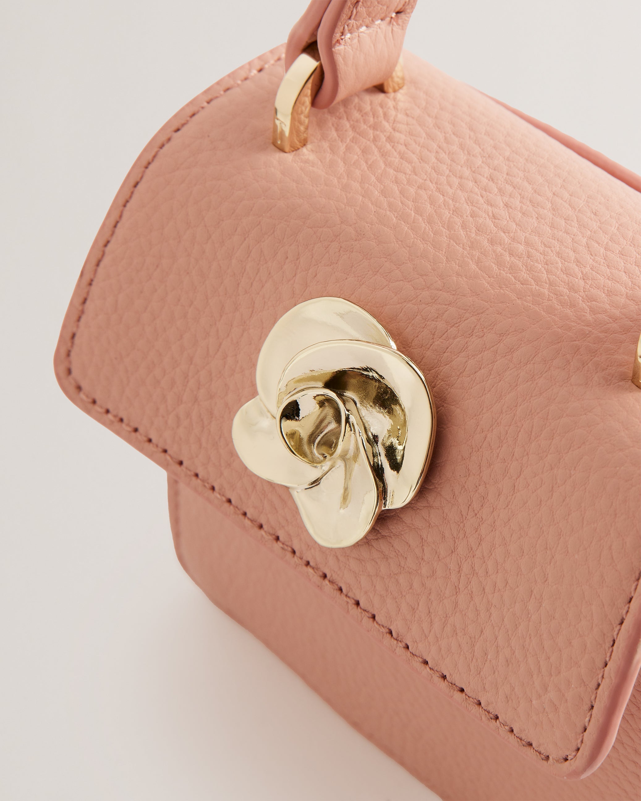 Roslie Mini Top Handle Rose Bag Pink