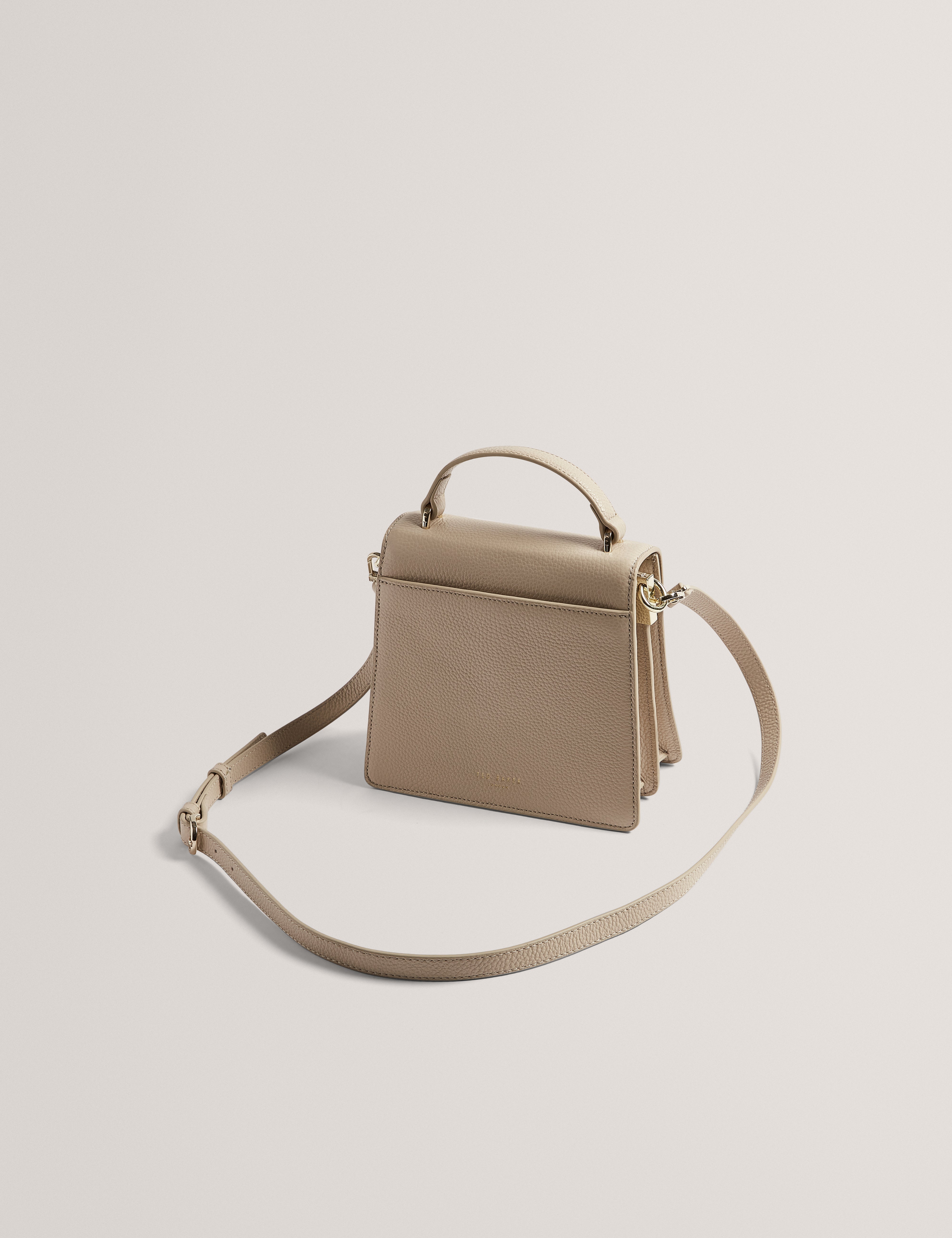 Roselii Bar Detail Medium Top Handle Ecru