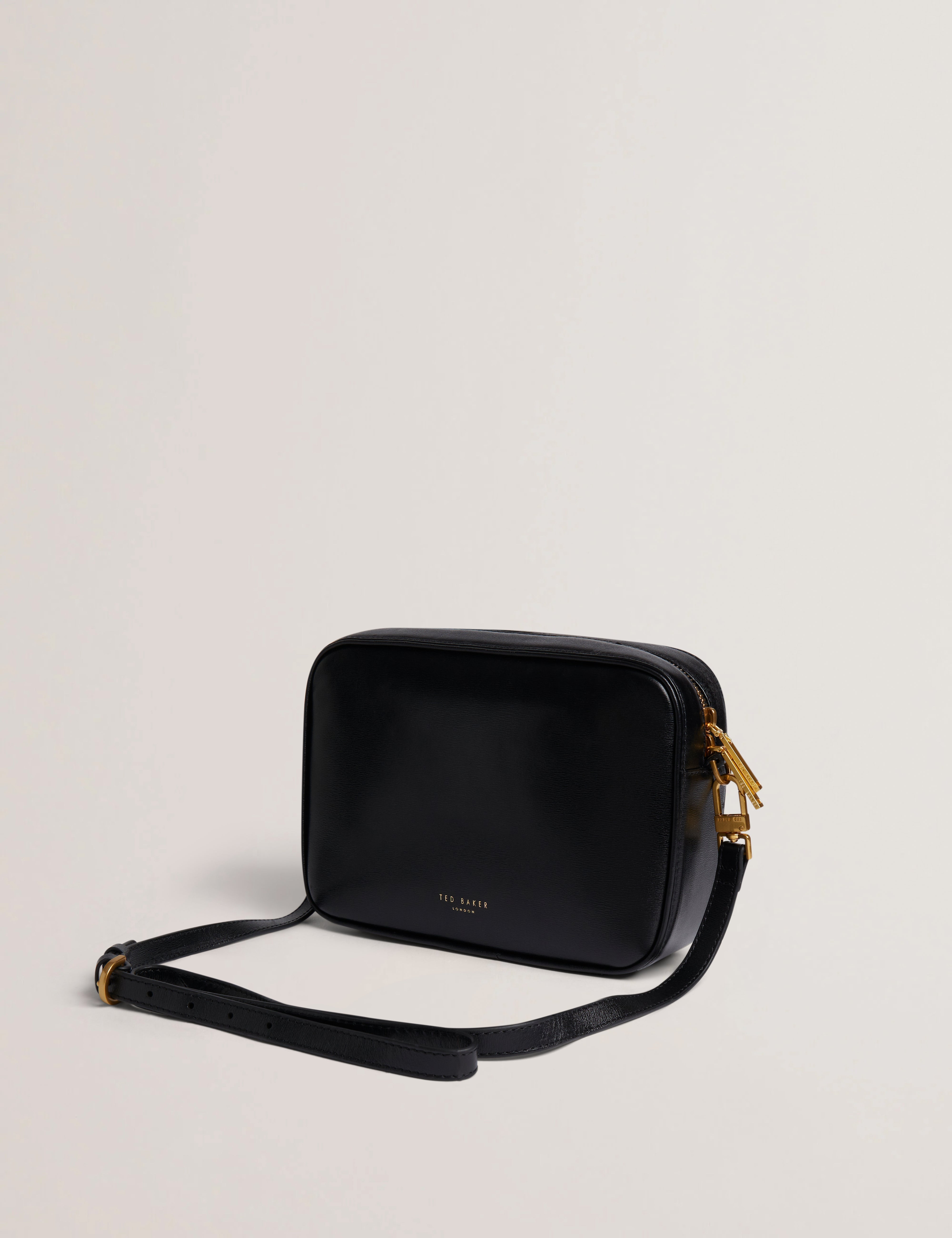 Anilaa Tb Detail Large Leather Camera Bag Black