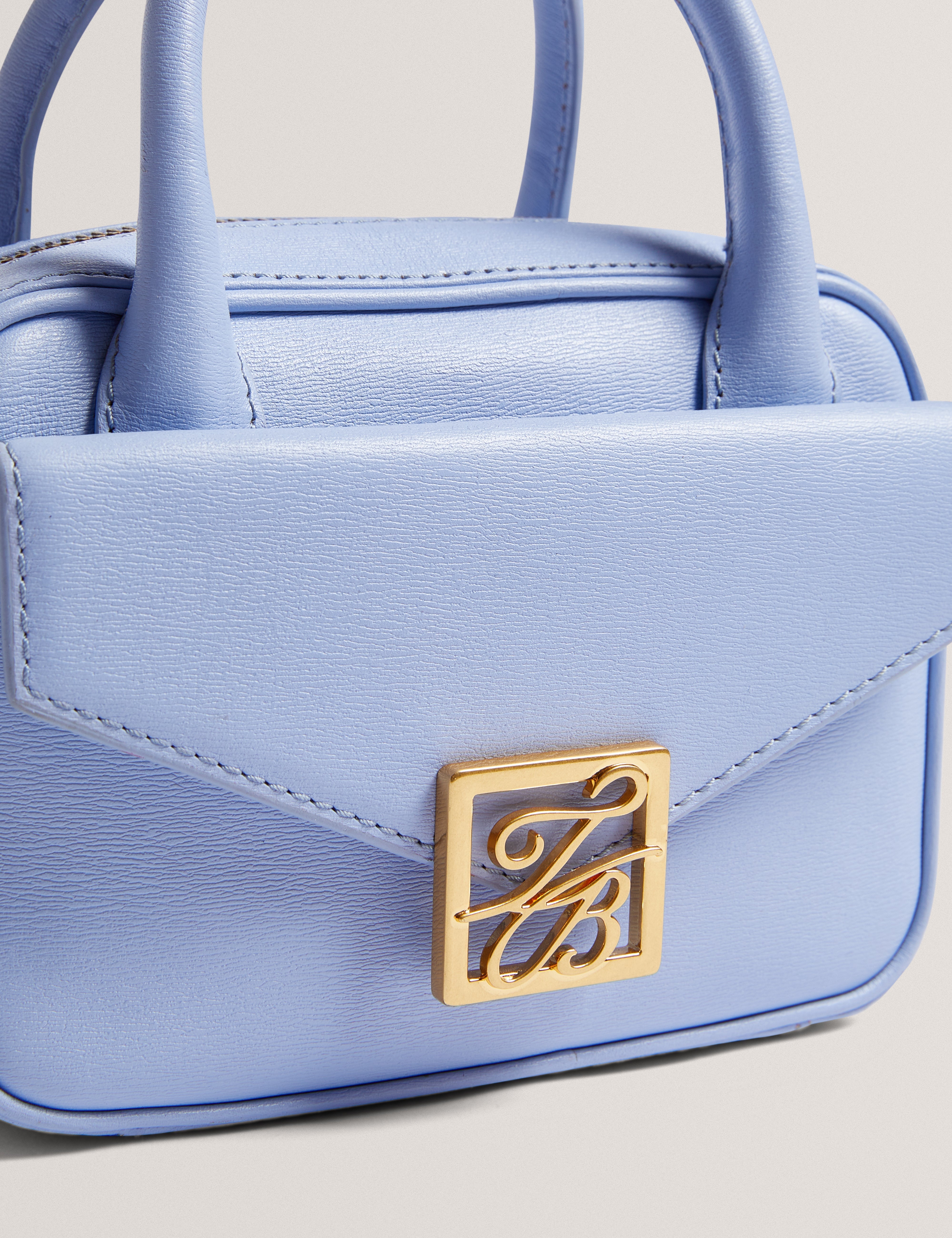 Anibell Tb Detail Mini Leather Cross Lt-Blue