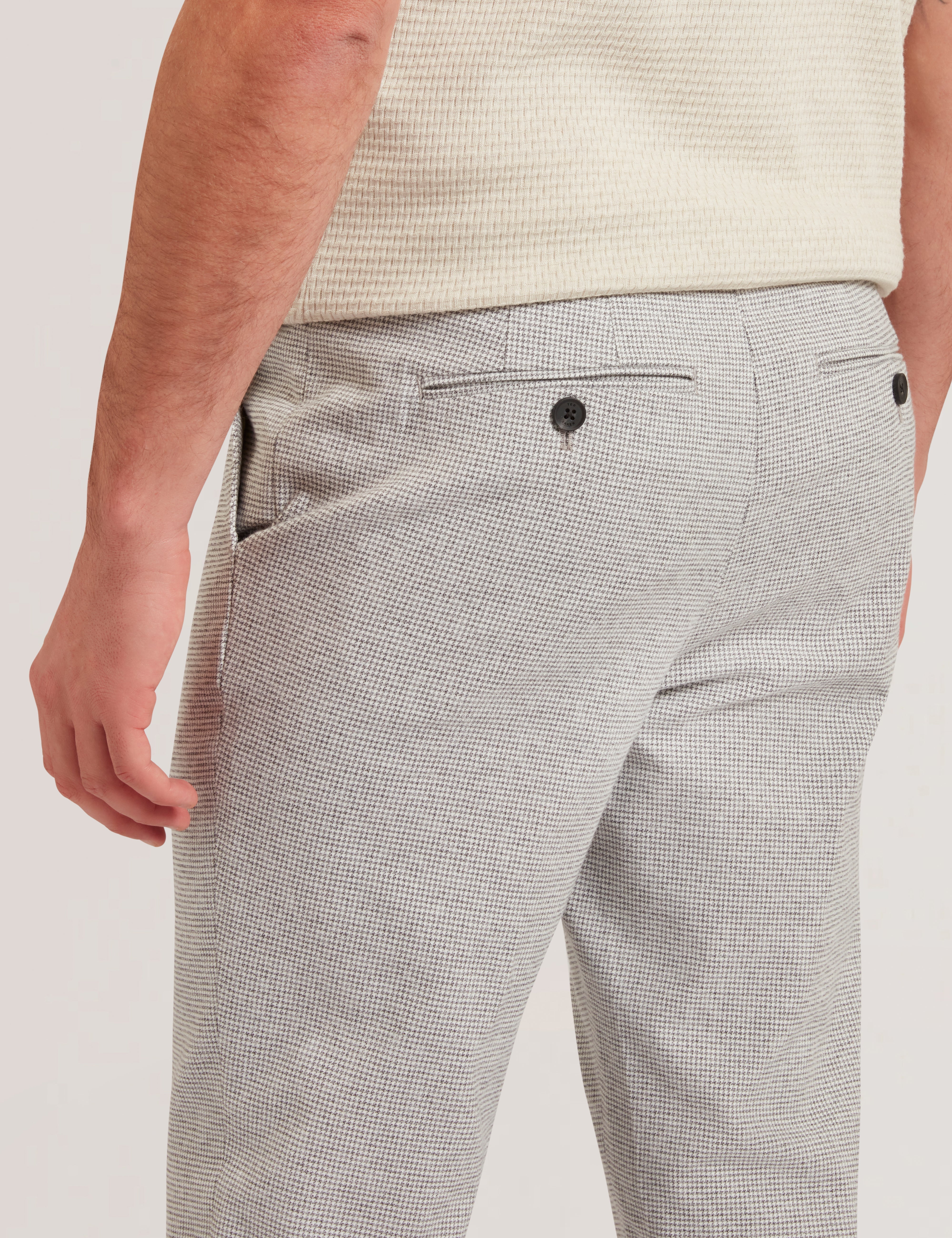 هاندلي بنطلون رمادي سليم فيت